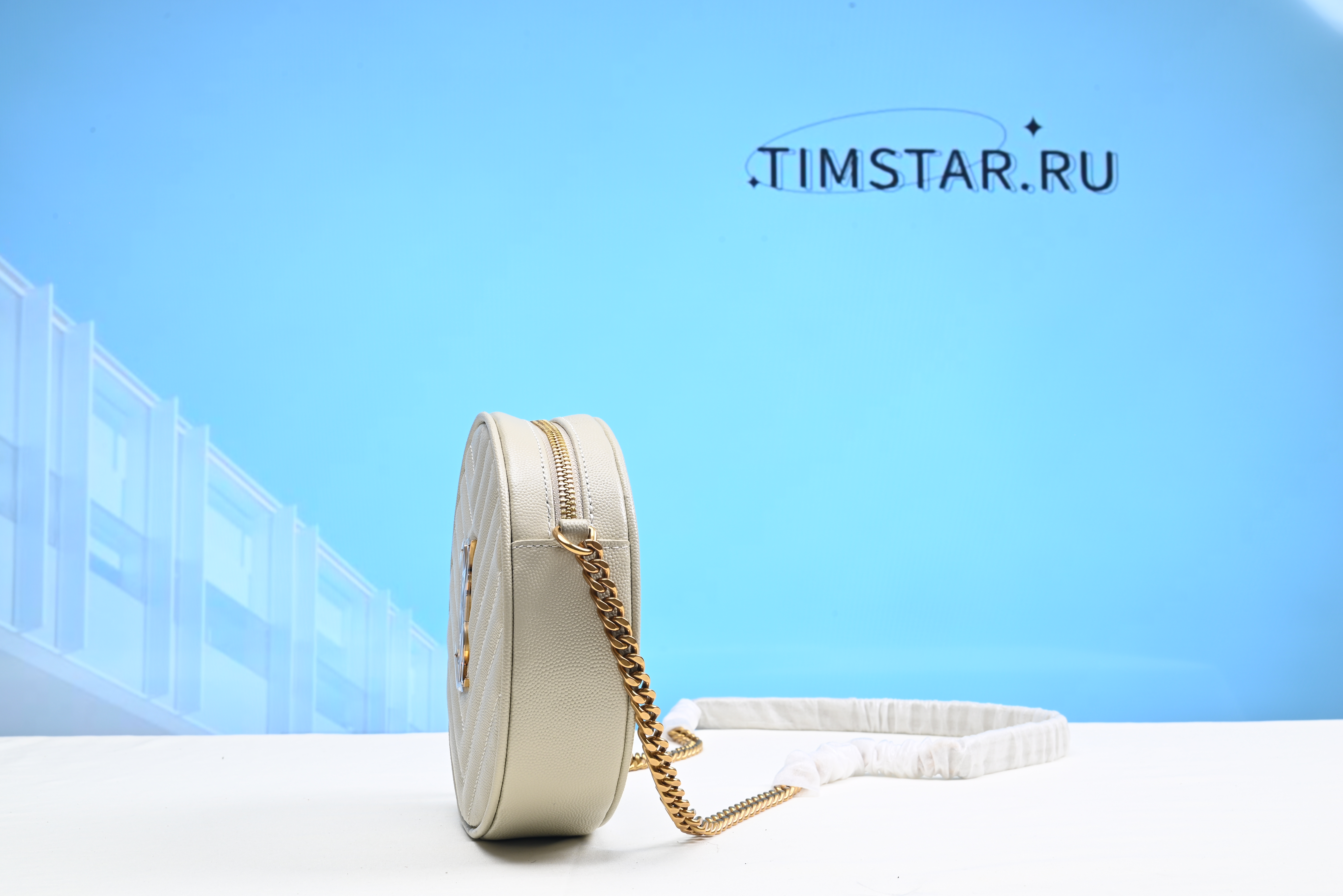 YSll Vinyle Round Camera Bag