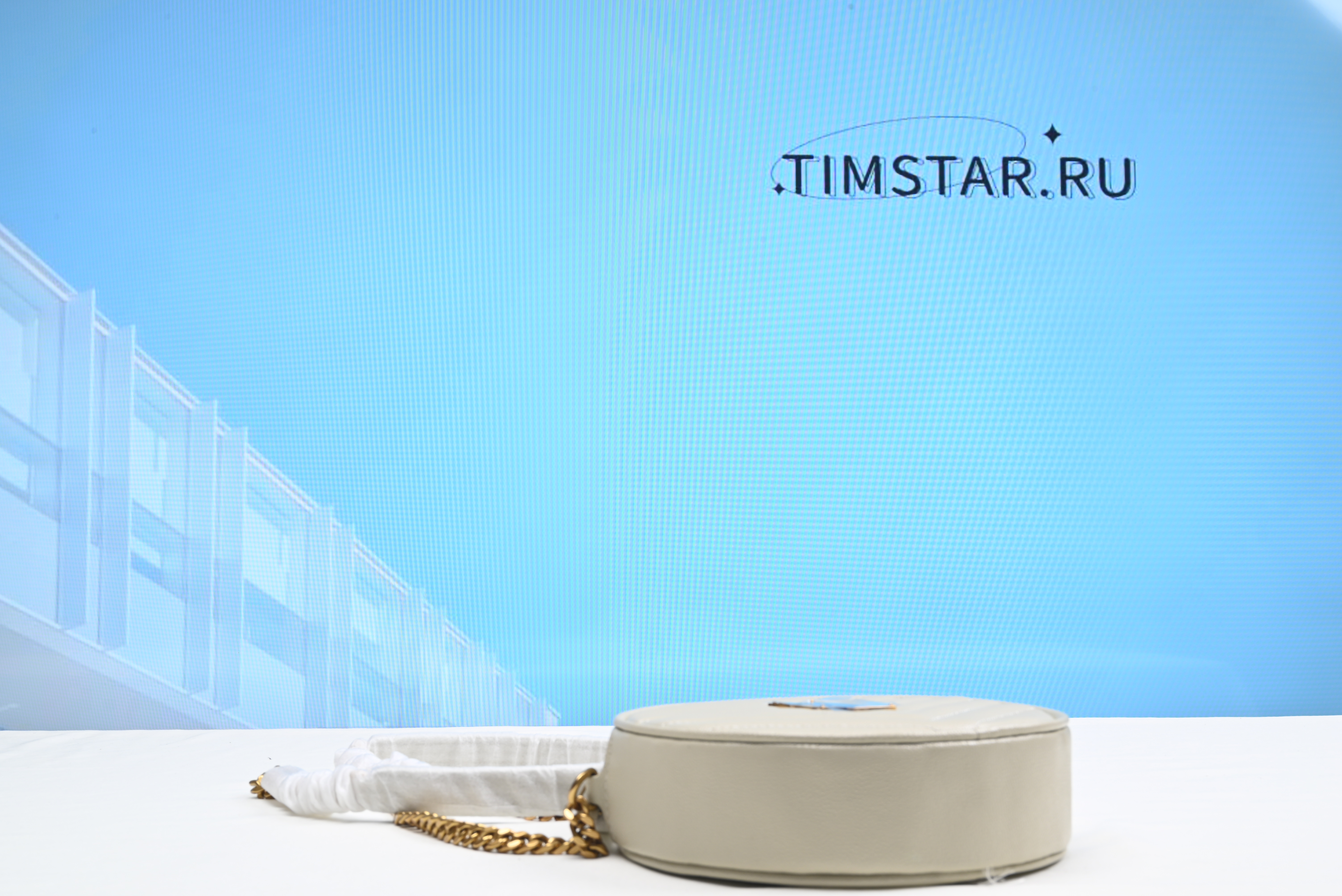 YSll Vinyle Round Camera Bag