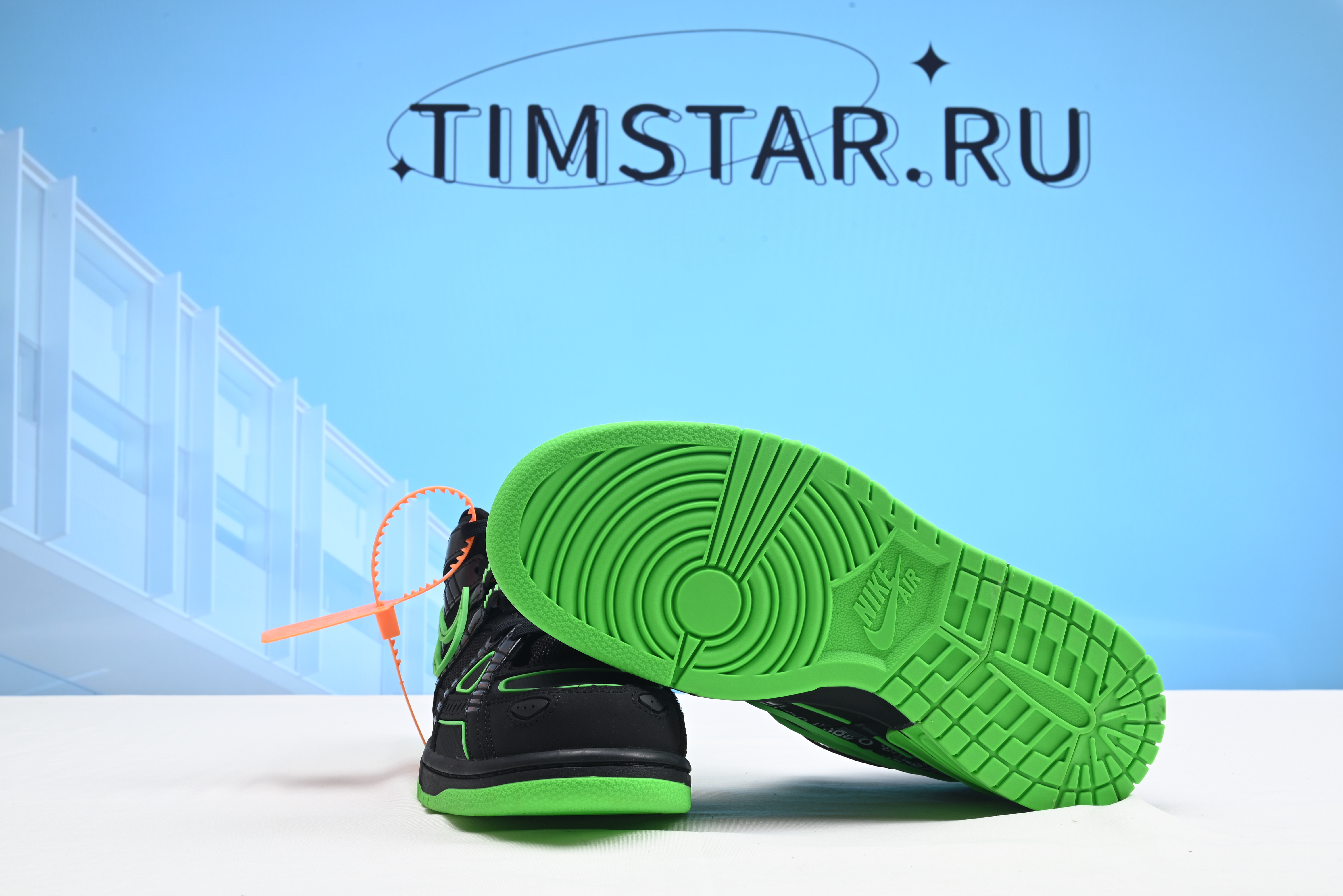 NIKE OFF-WHITE x Nike Air Rubber DunkGreen Strike CU6015-001