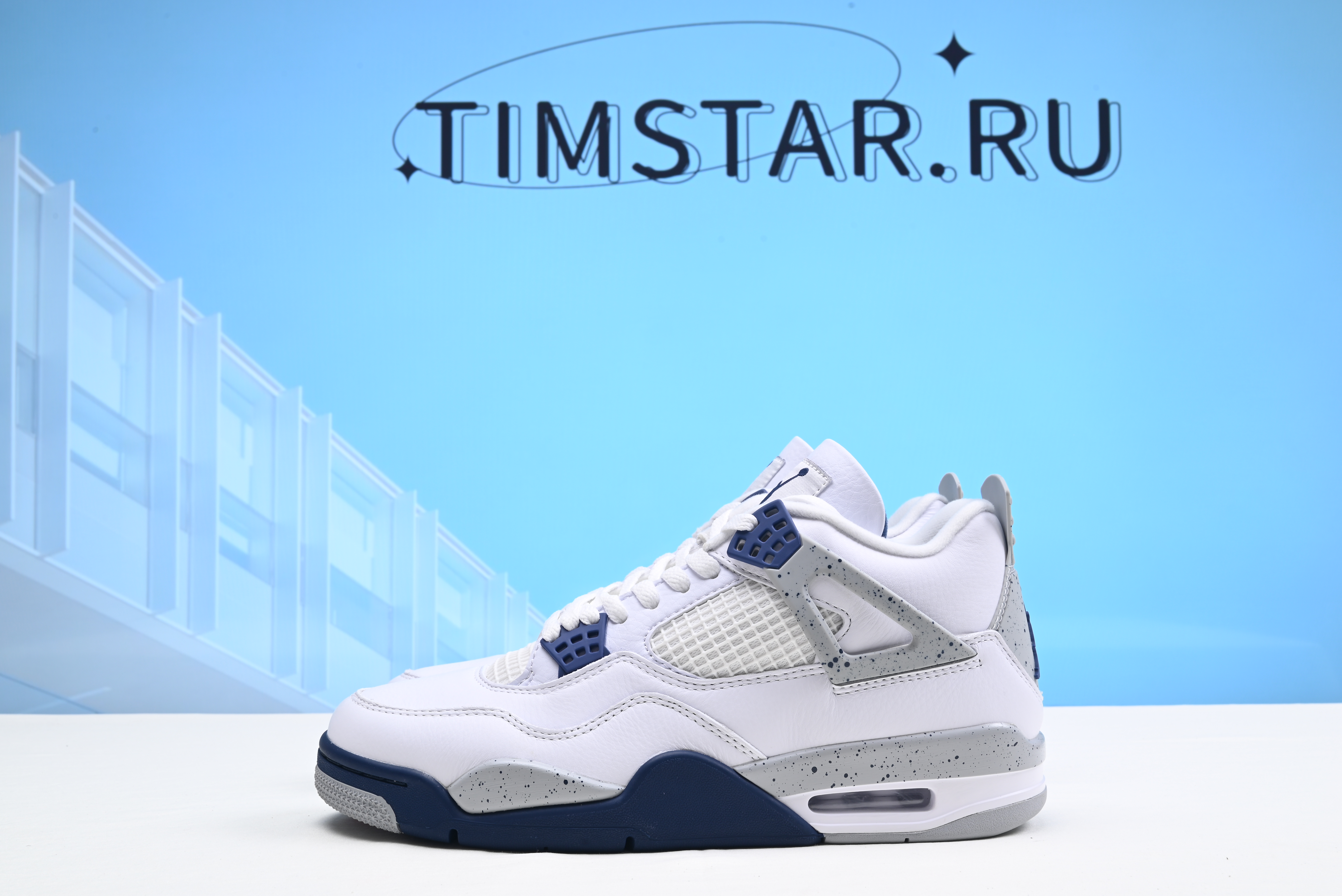 Jordan 4 Retro White Midnight Navy DH6927-140
