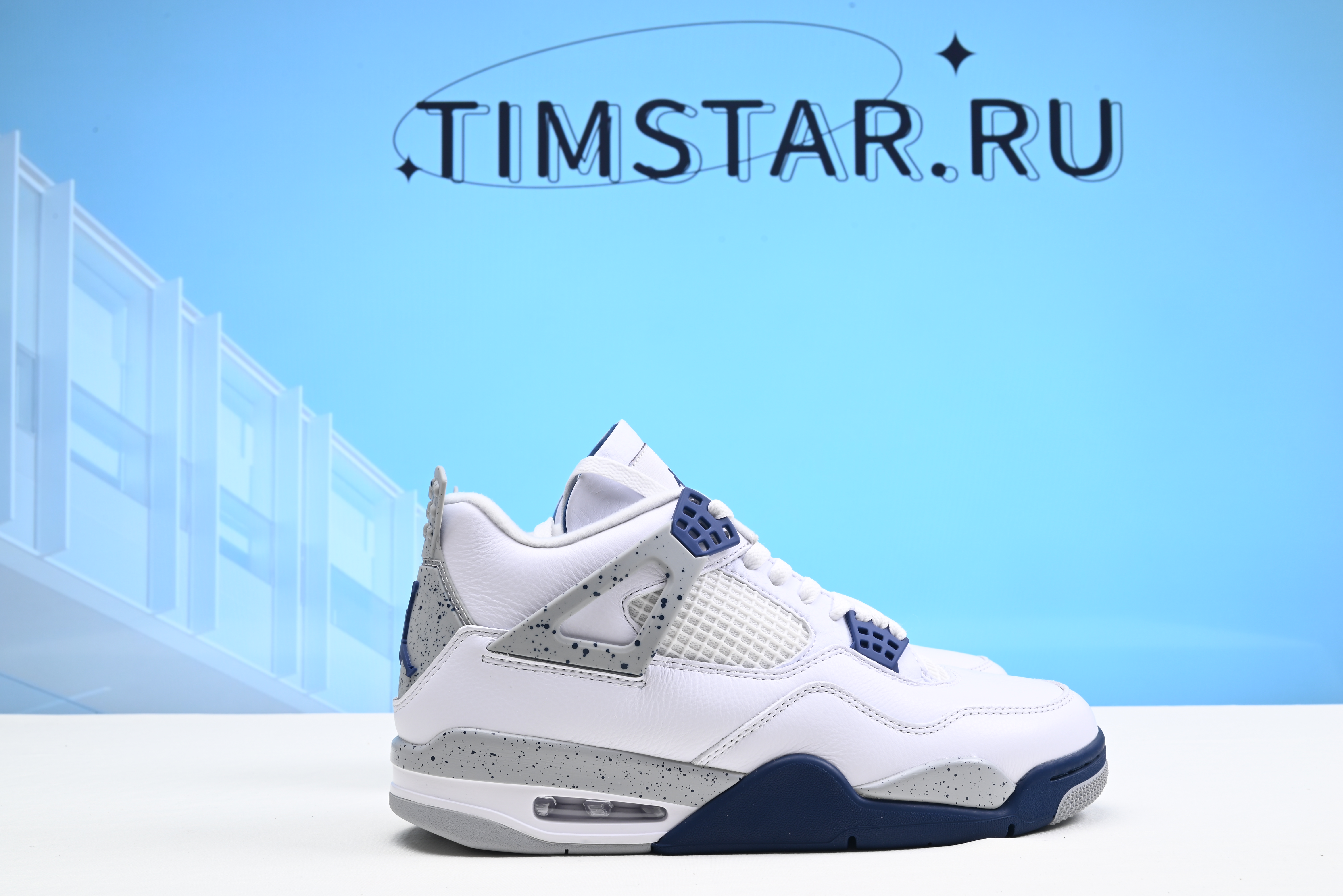 Jordan 4 Retro White Midnight Navy DH6927-140