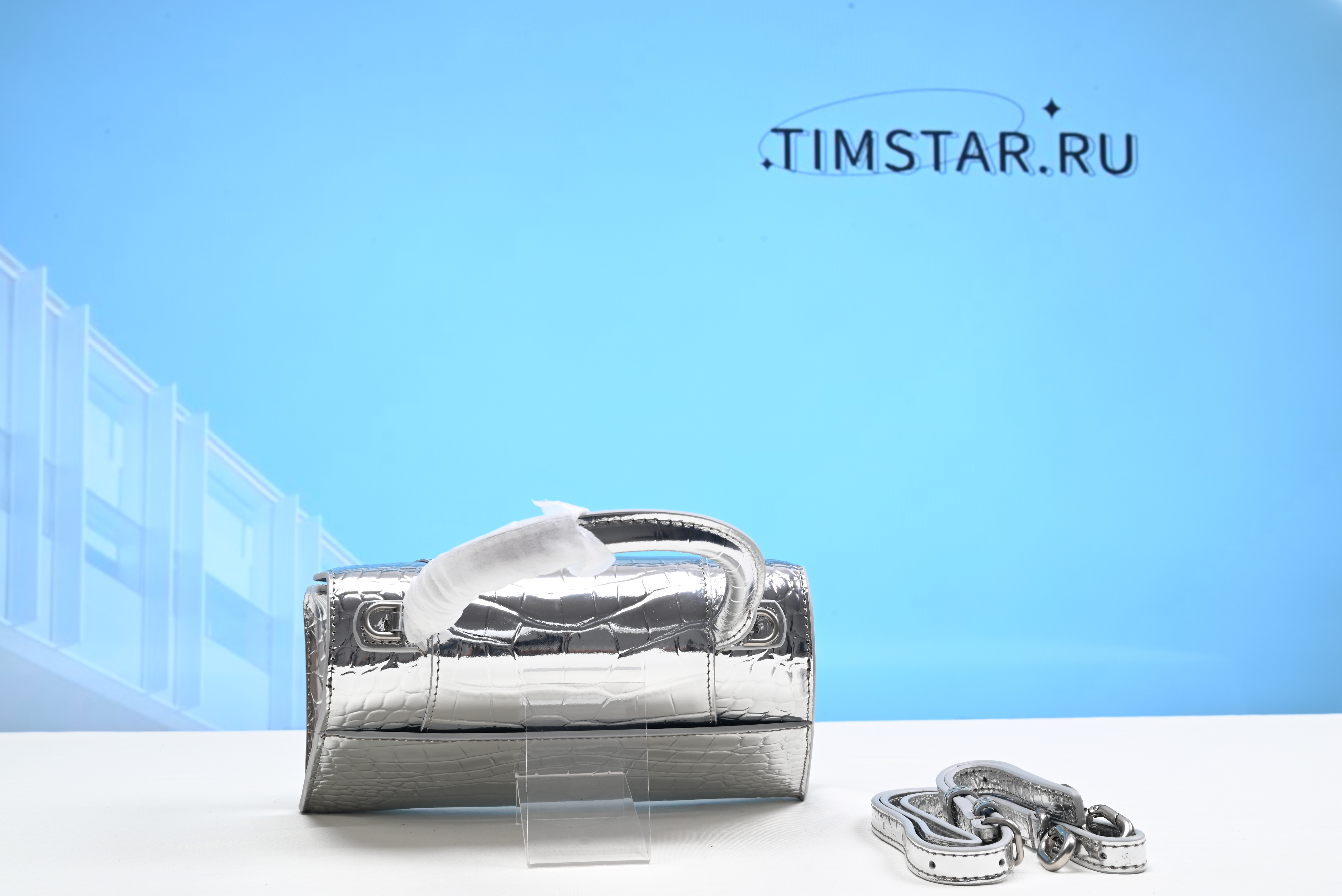 Blncig Hourglass Silver Metallic