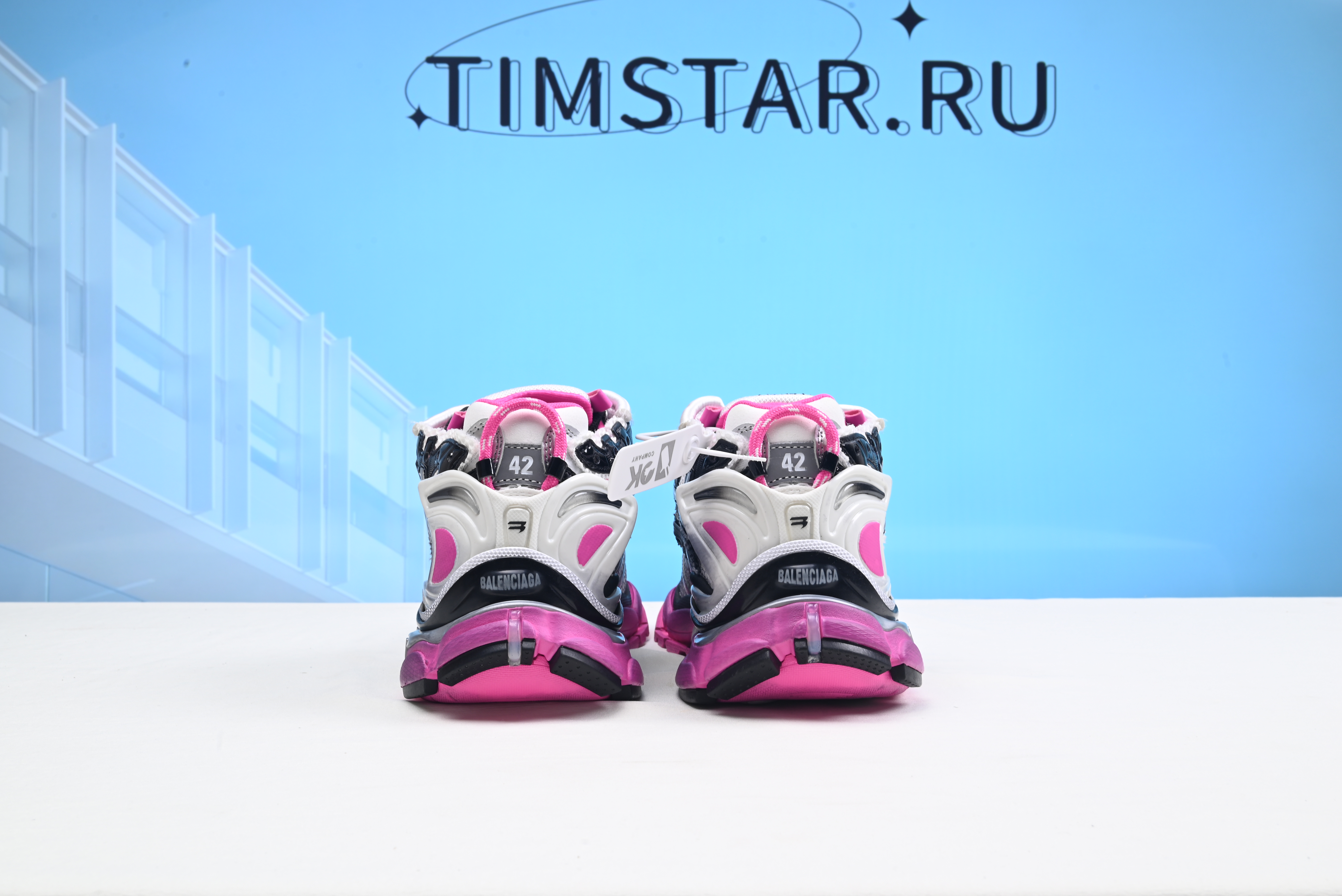 Blncig Pink Metallic Runners W3RBW