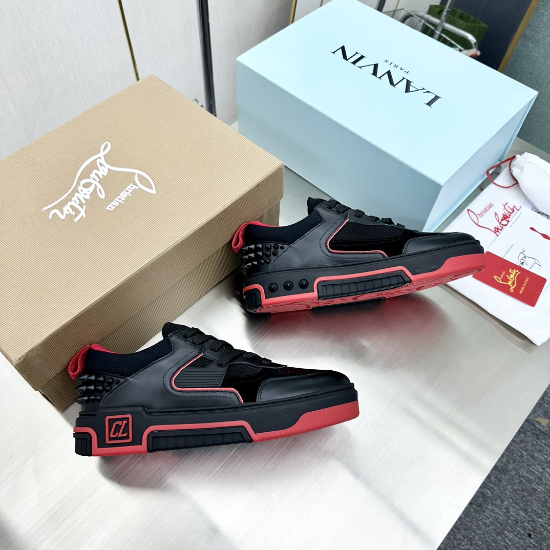 Chrstn Lbtn Sneakers Black