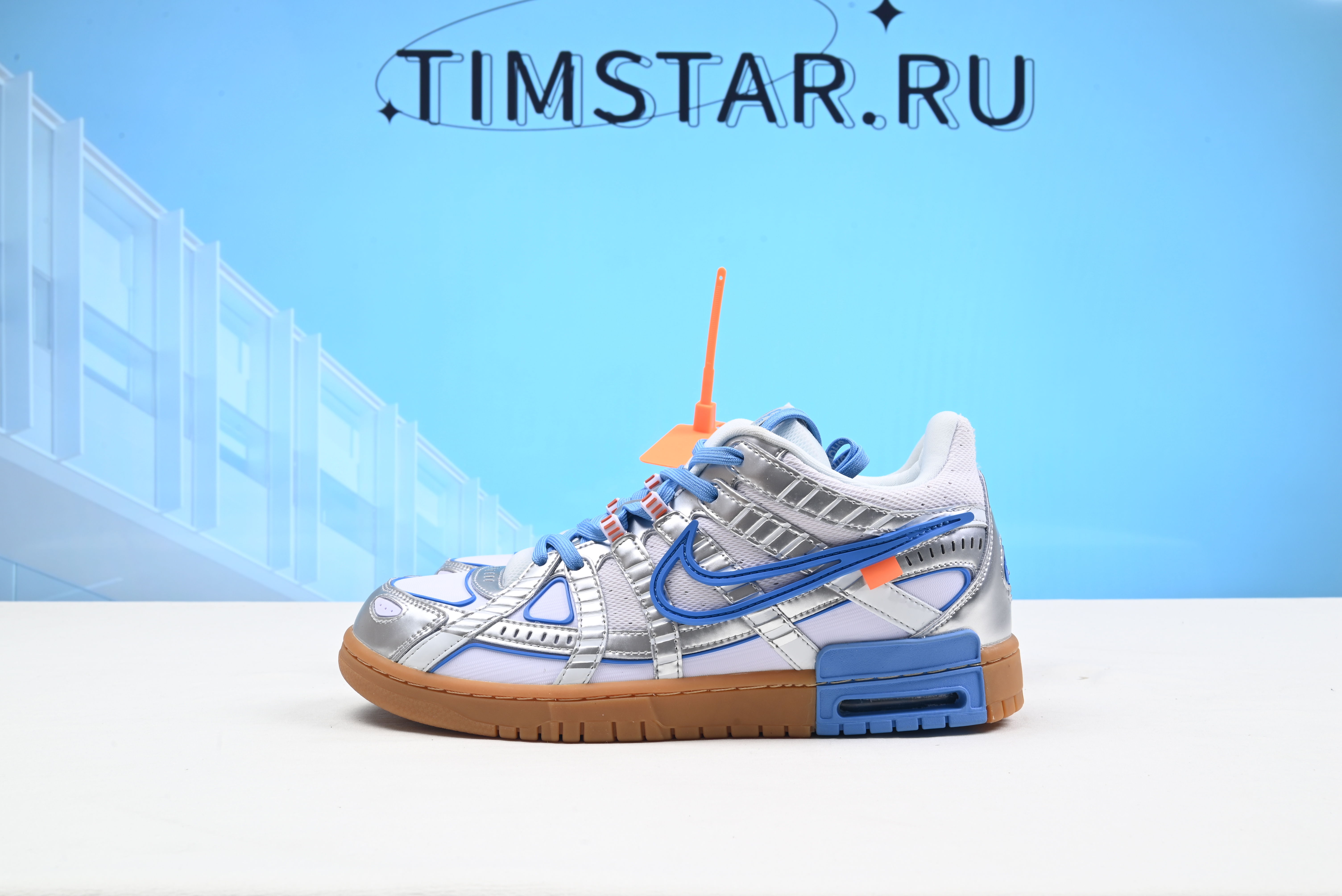 Nike Air Rubber Dunk OFF-WHITE Green Strike CU6015-100