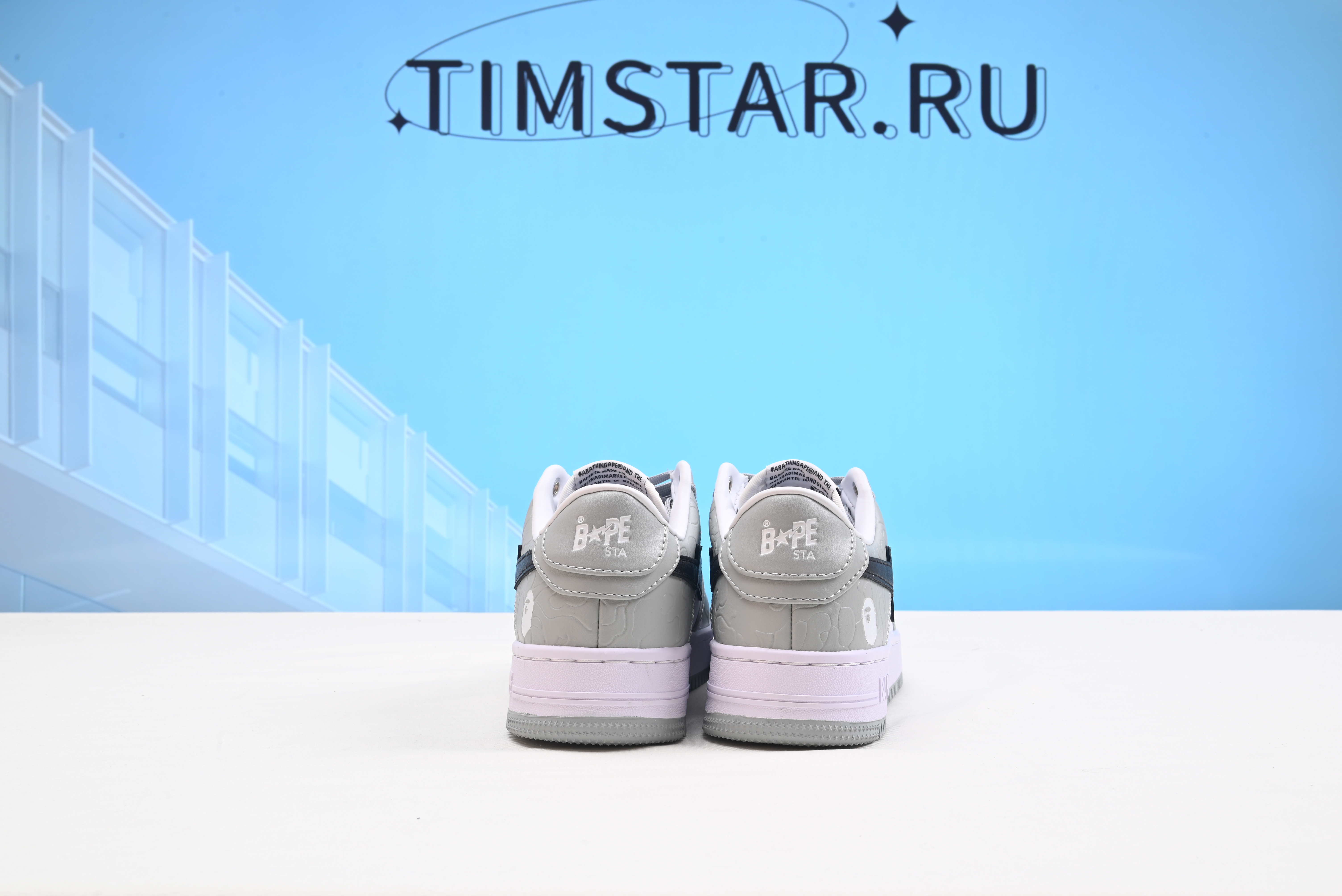 A Bathing Ape Bape Sta Low Grey Black