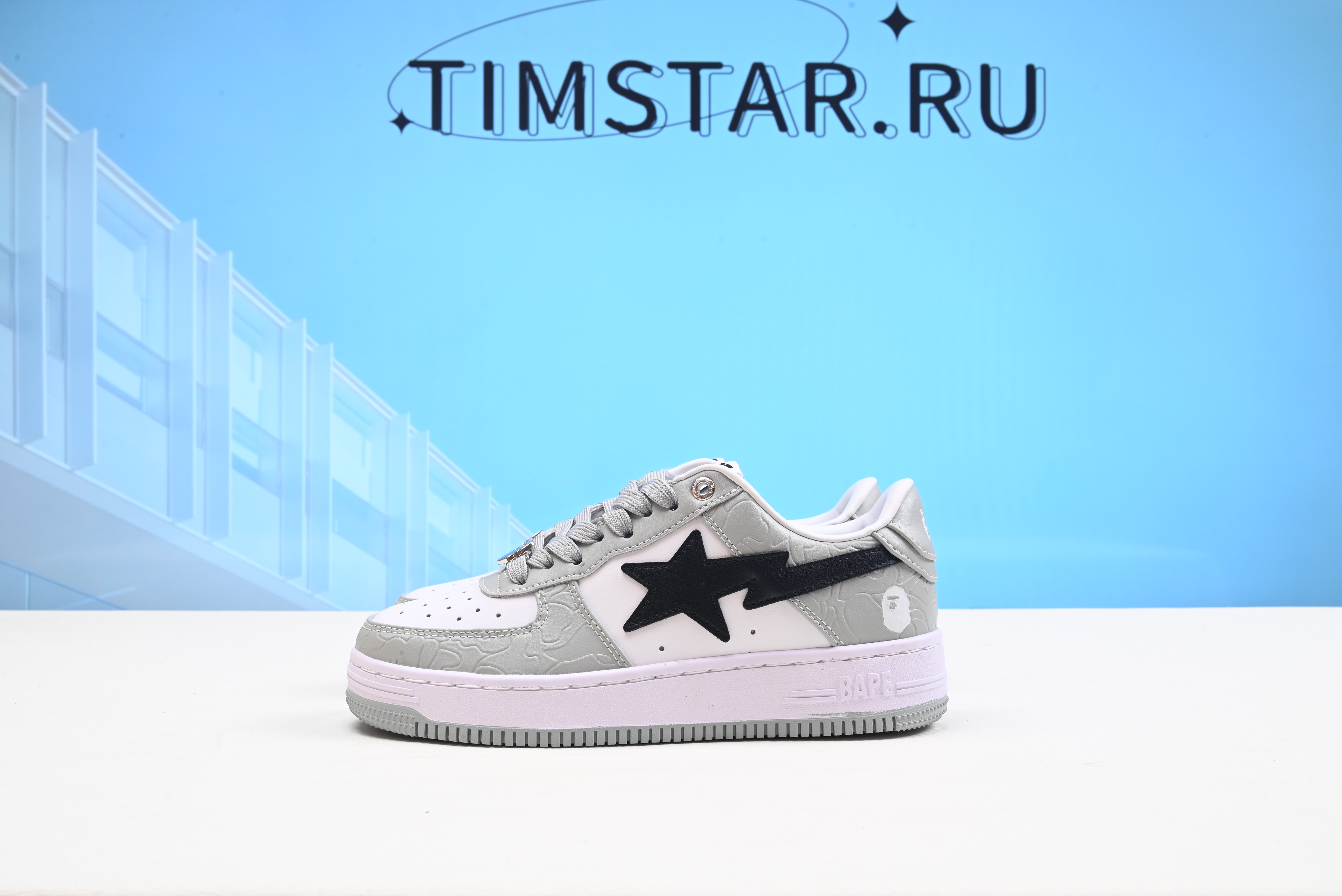 A Bathing Ape Bape Sta Low Grey Black