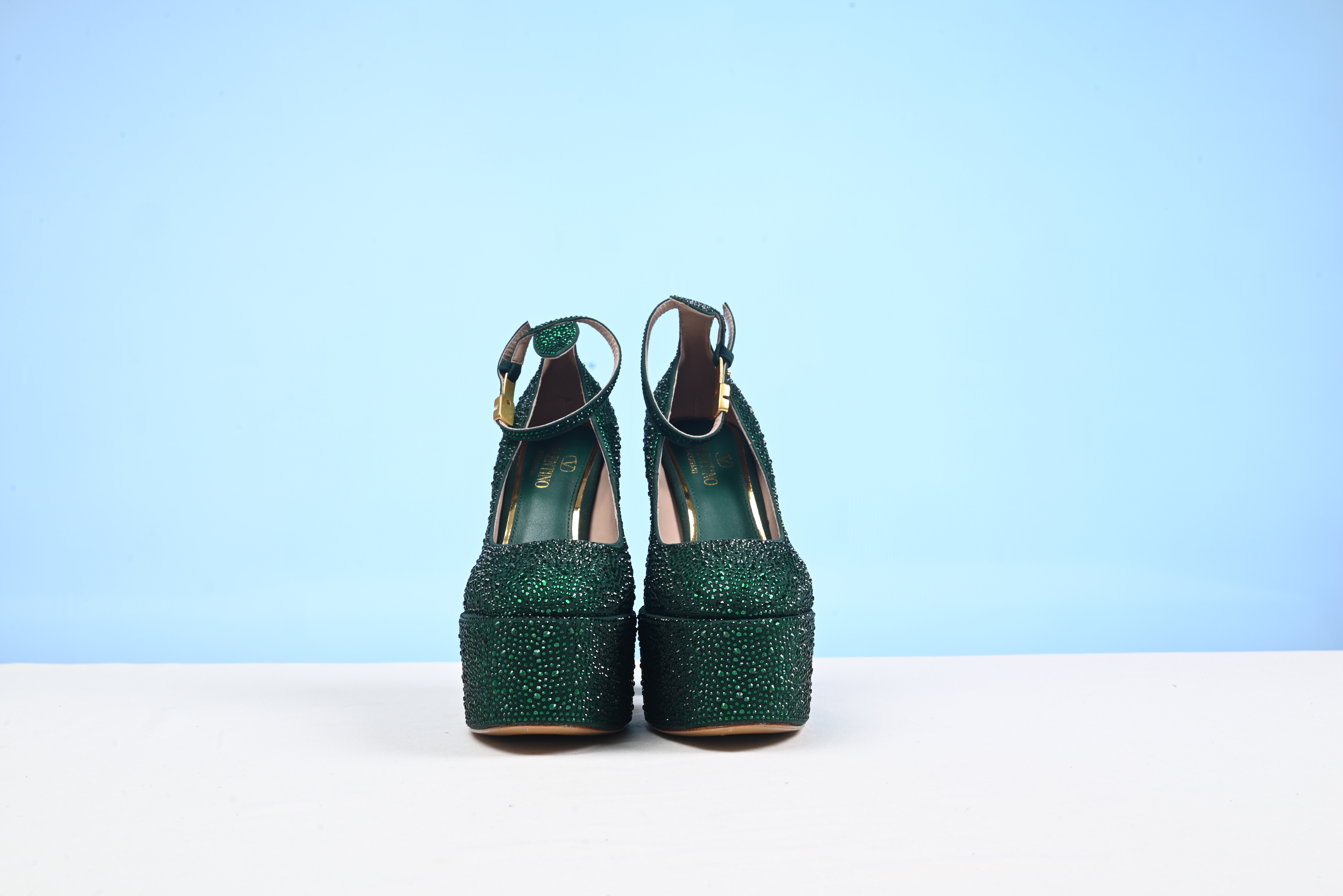 Valentinoo Garavani green high heels