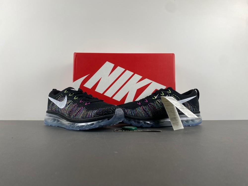 Nike Flyknit Air Max Black Multi-Color 620469-015