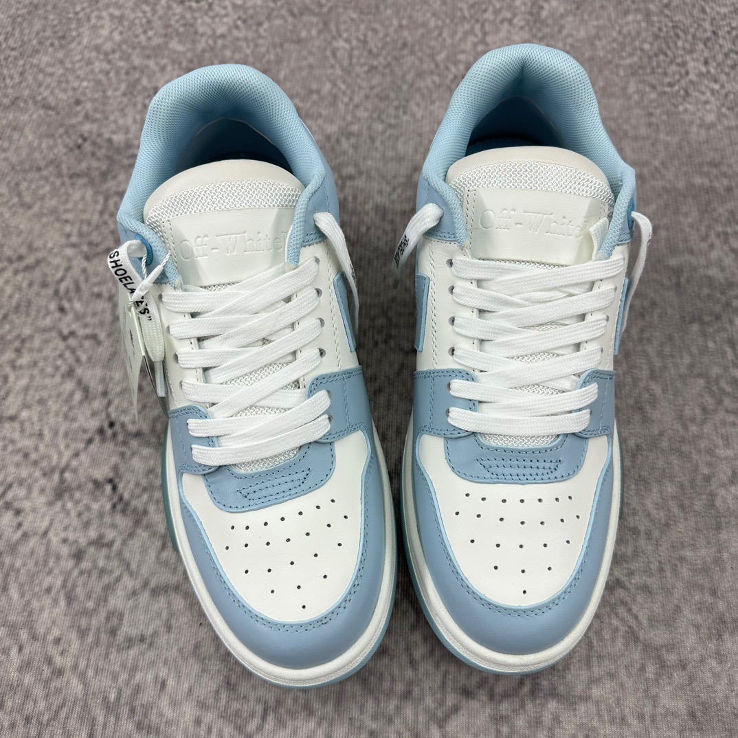 OFF-WHITE Out Of Office OOO Low Tops blue