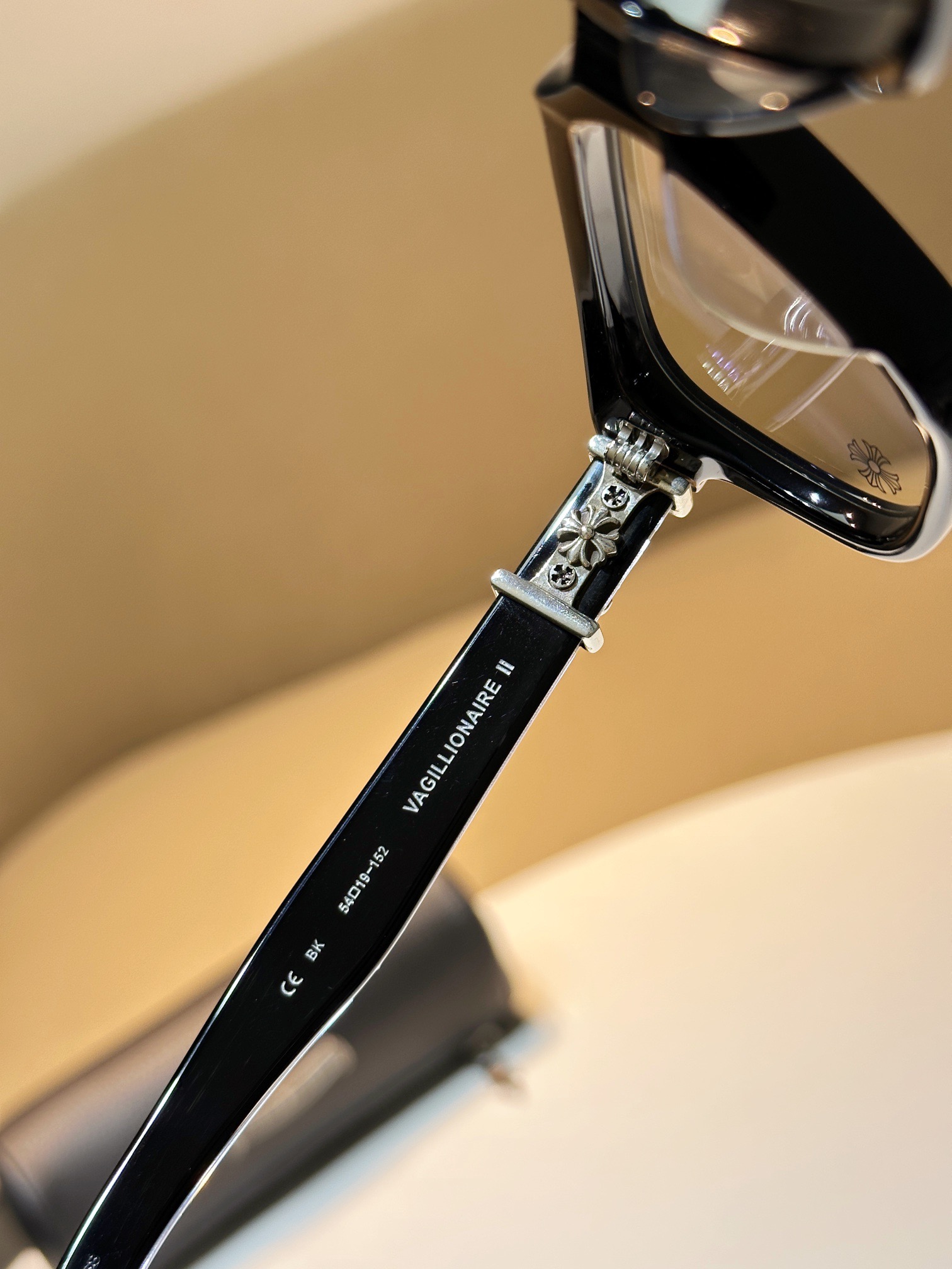 Chrome 925 Sterling silver glasses frame