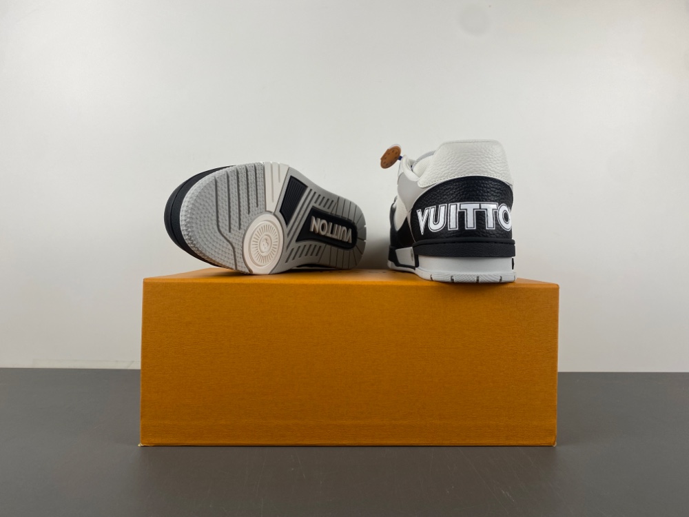 Louis Vuitton LV trainer black white
