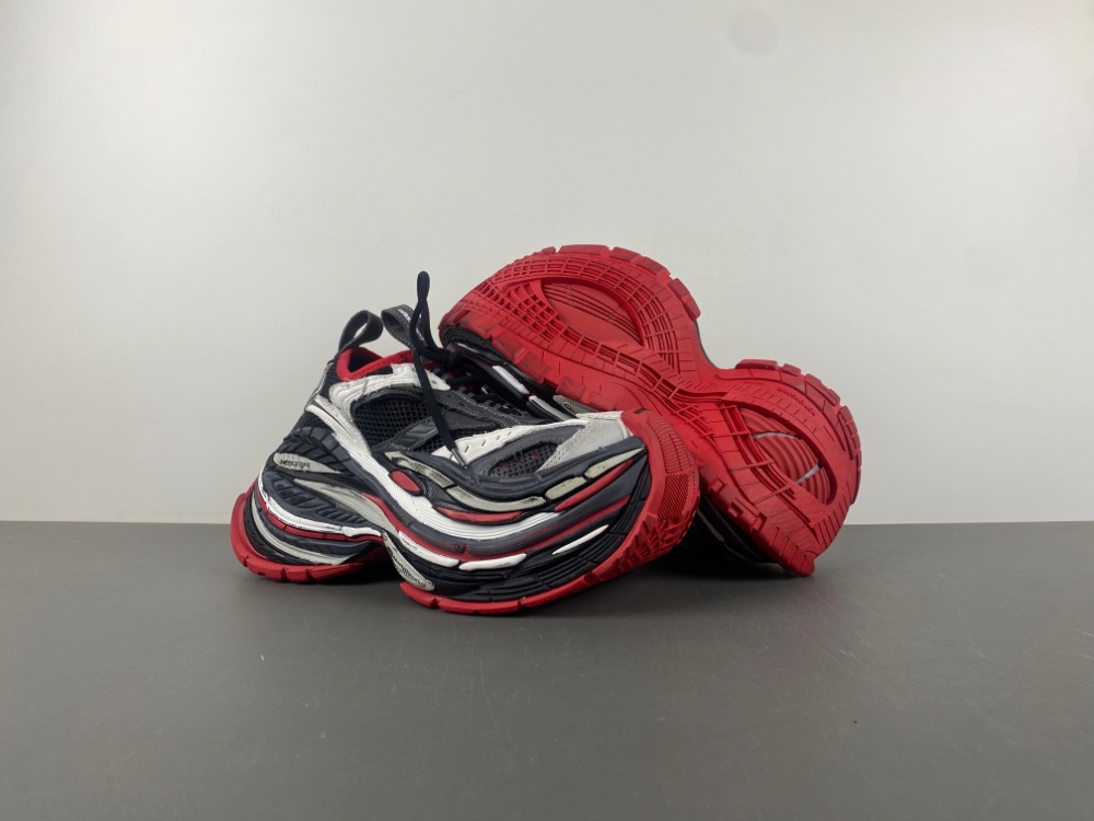 Balenciaga Platform Black red white