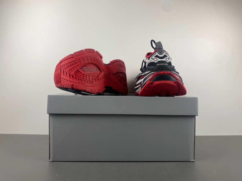 Balenciaga Platform Black red white