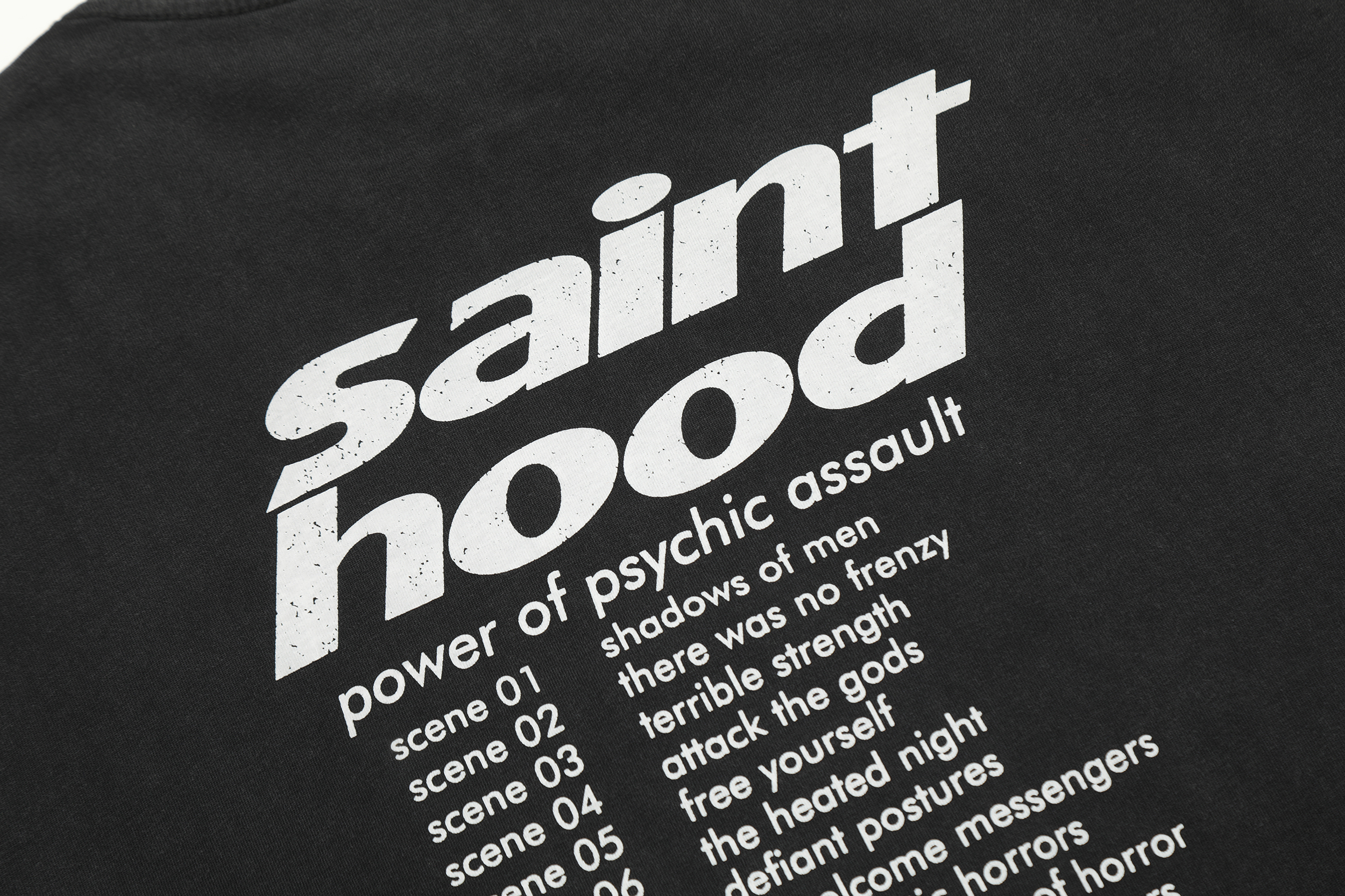 SAINT MICHAEL Vintage Black T Shirt S203