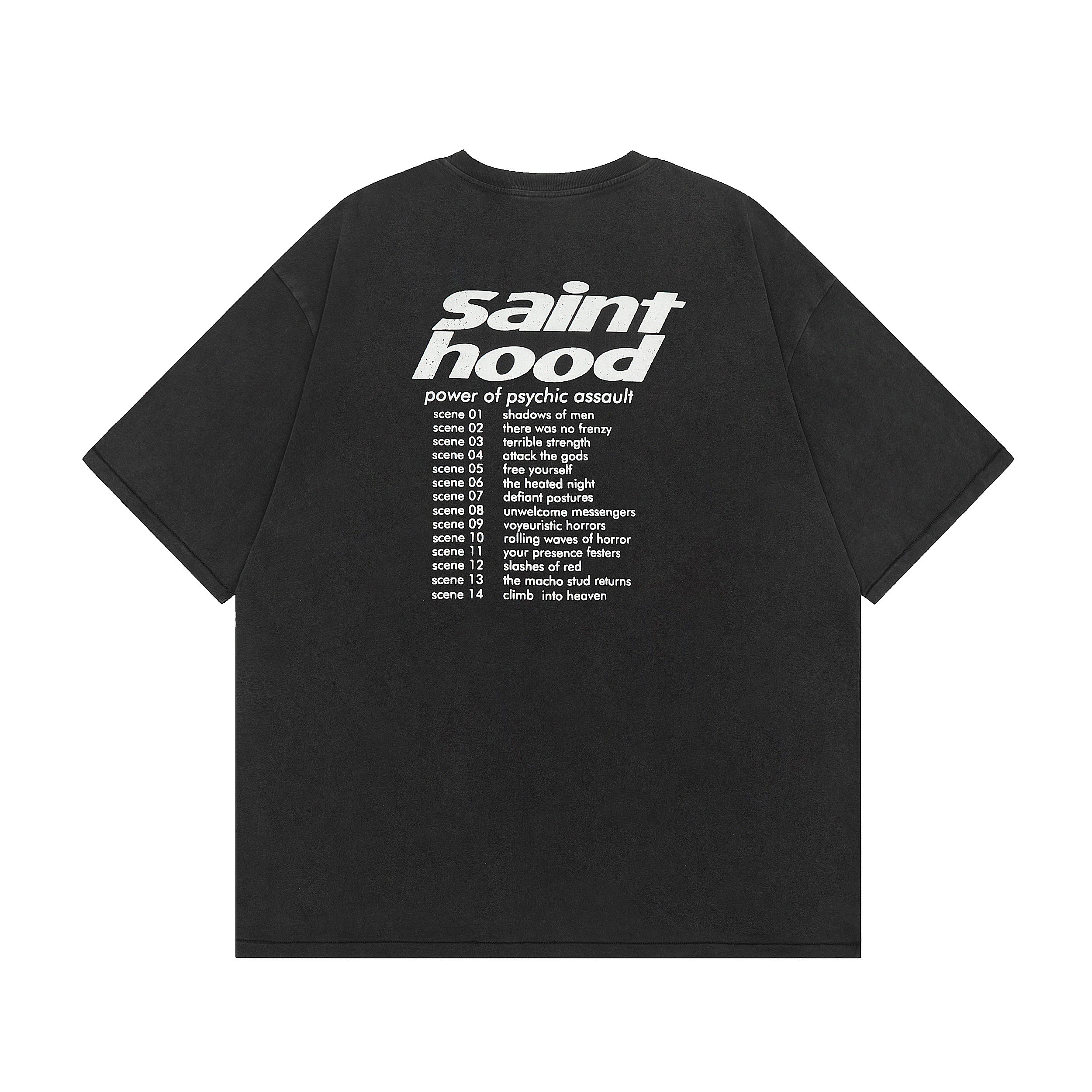 SAINT MICHAEL Vintage Black T Shirt S203