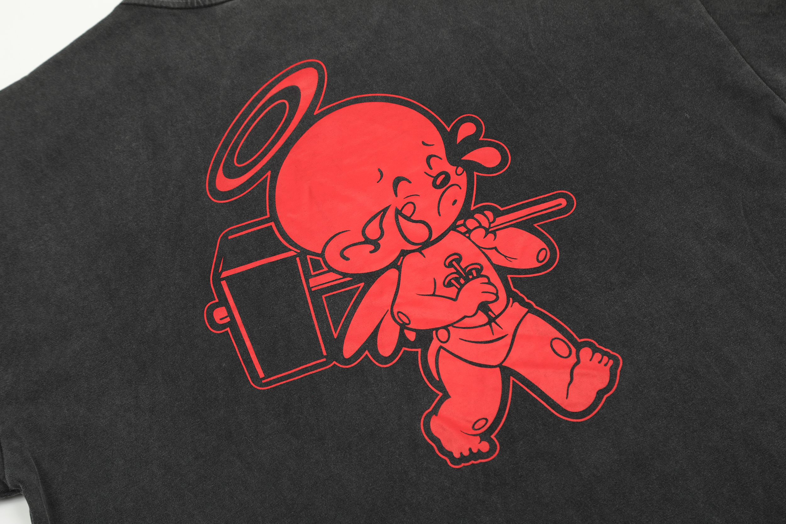 SAINT MICHAEL Vintage Black T Shirt S215