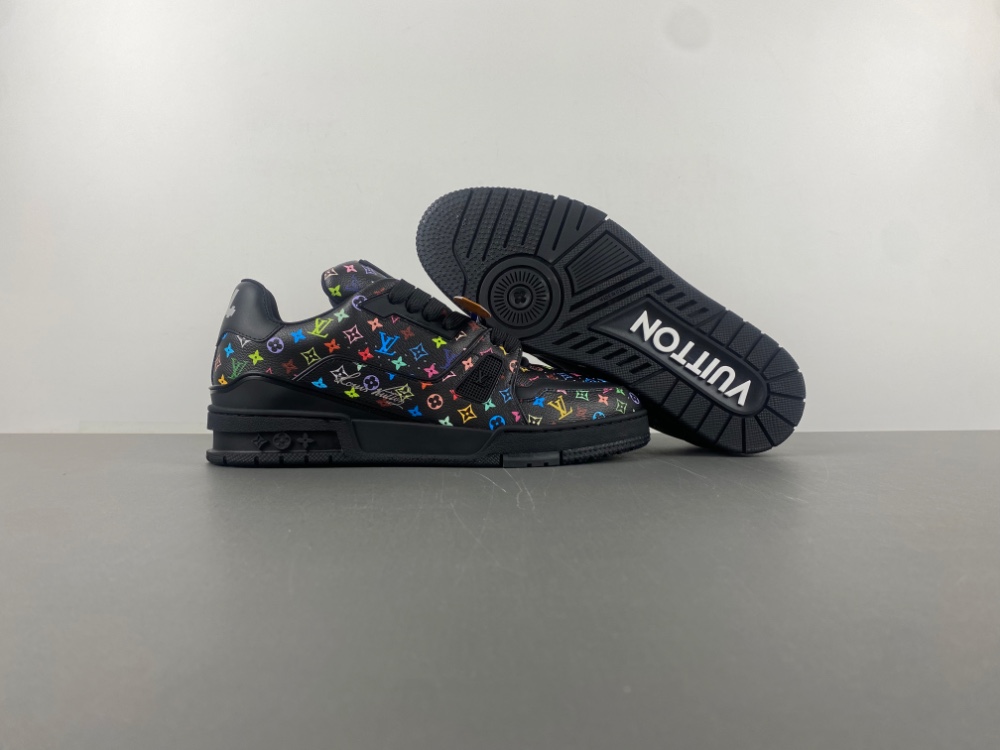 Louis Vuitton LV trainer Takashi Murakami Black 1AHEKZ