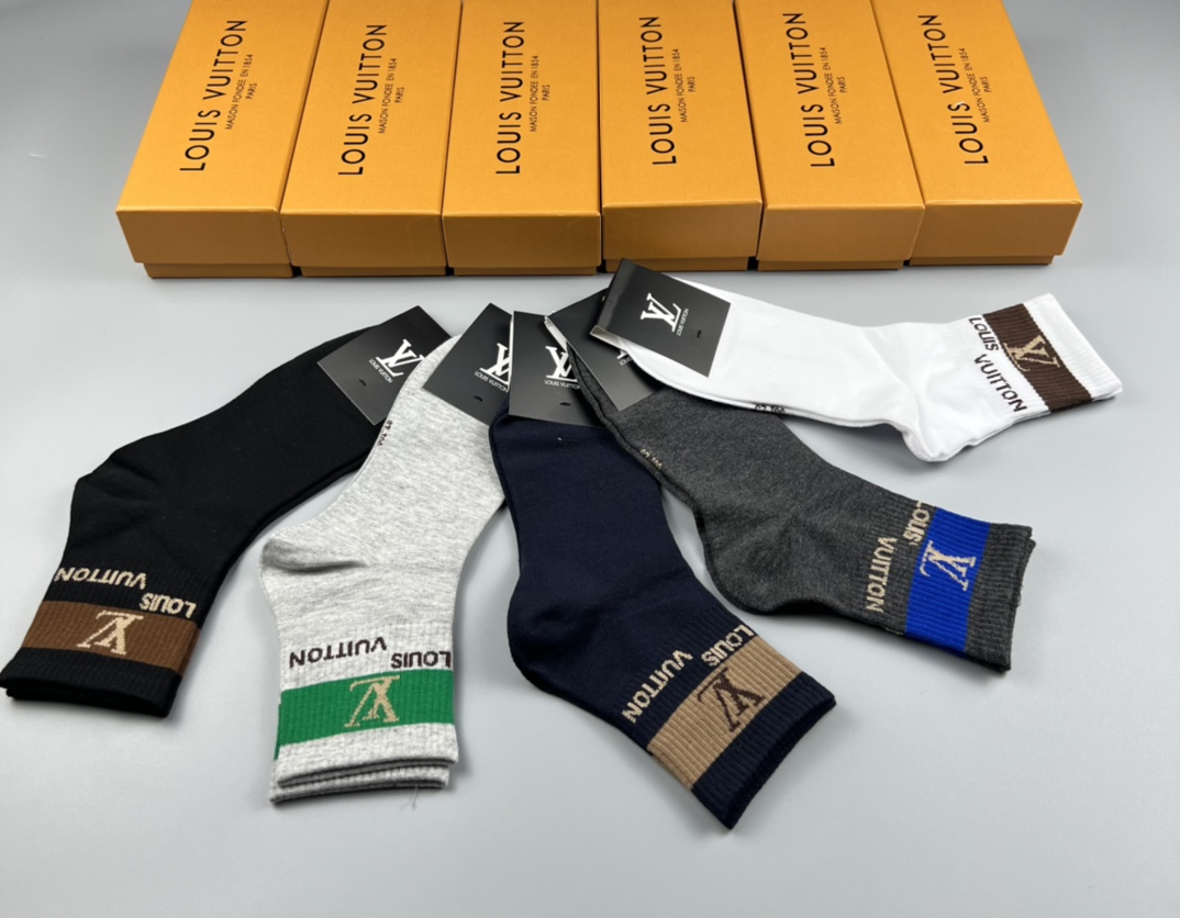 LsVttn Socks 5 pieces per box 03