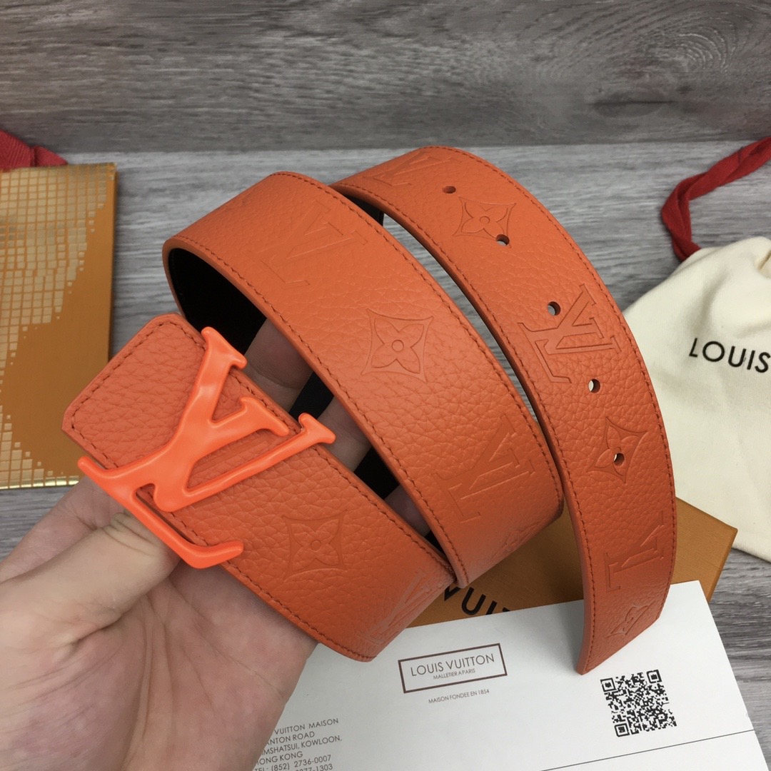 LV SHAPE 40MM REVERSIBLE BELT M0582U