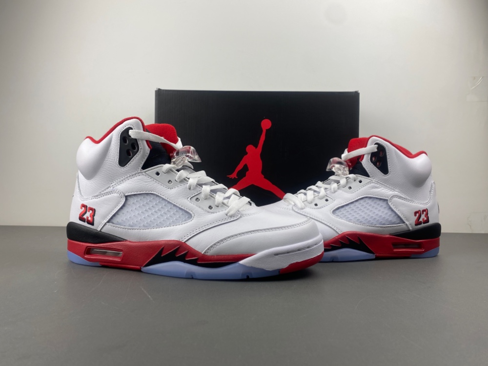 Air Jordan 5 “Fire Red Black Tongue” HQ7978-101