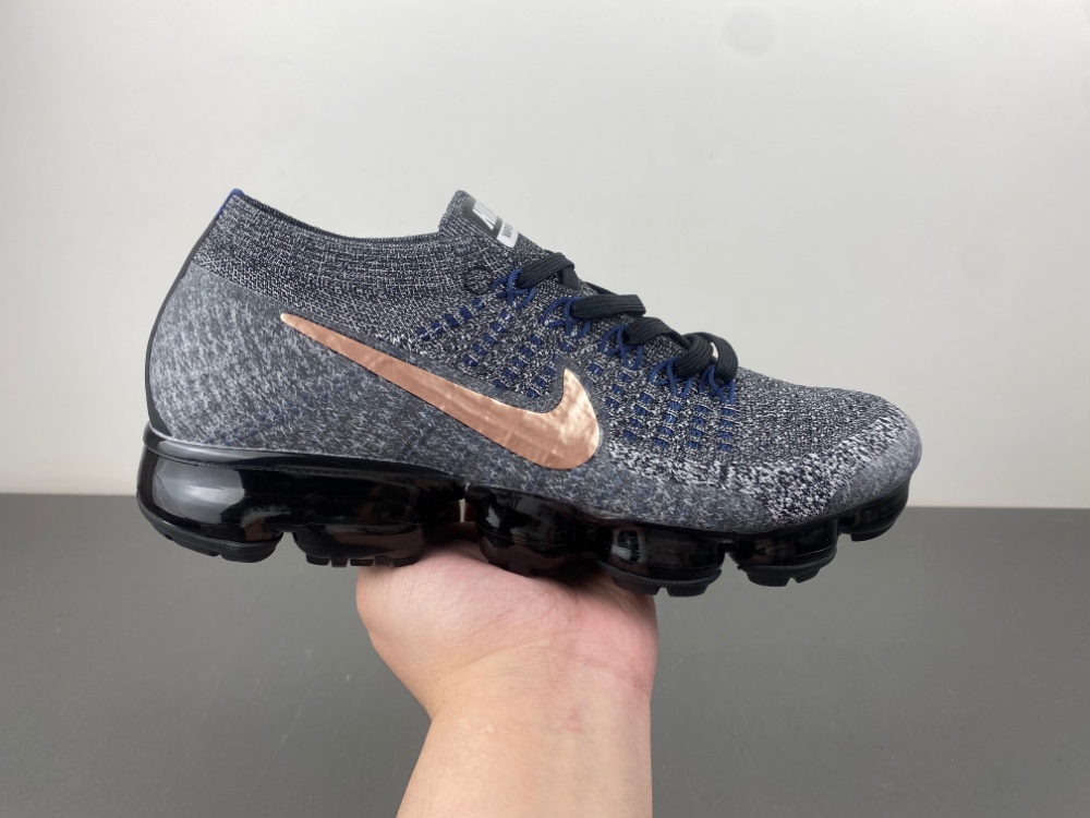 Nike Wmns Air VaporMax "Silver Black Gold" 849558-010