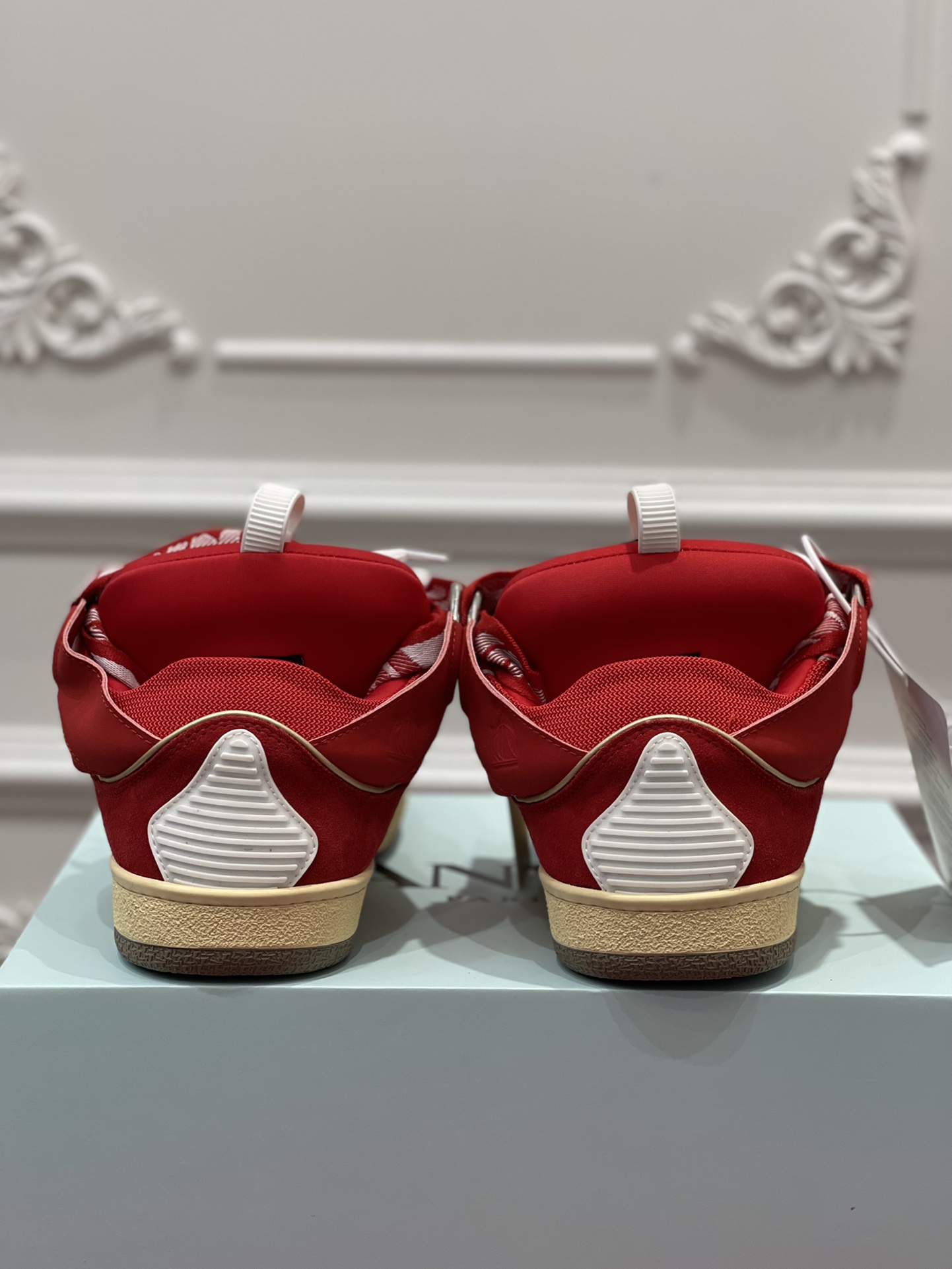 Lanvin red shoes