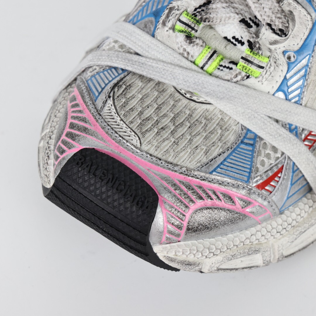 Balenciaga 3XL white pink blue shoes