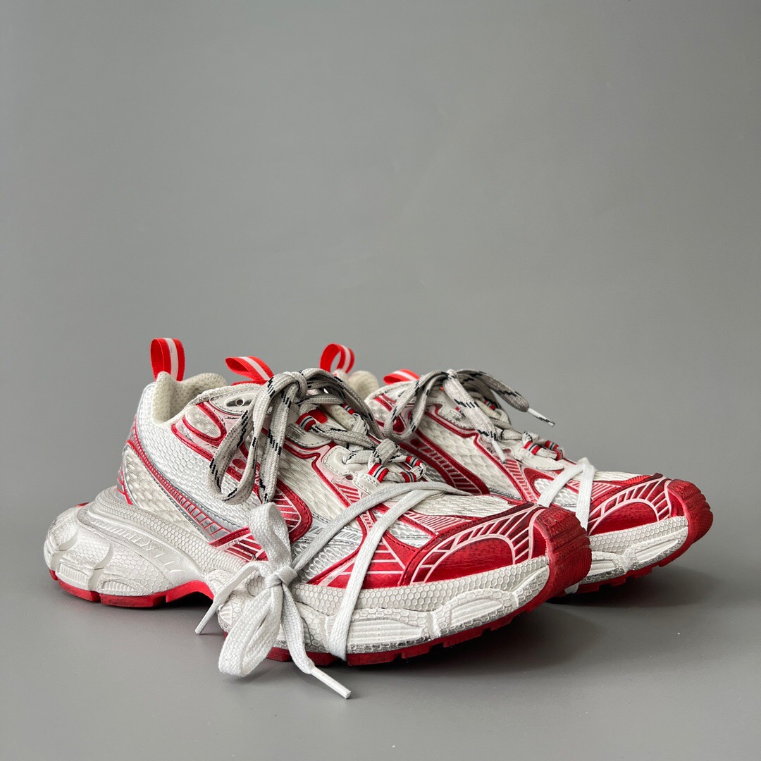 Balenciaga 3XL white red shoes