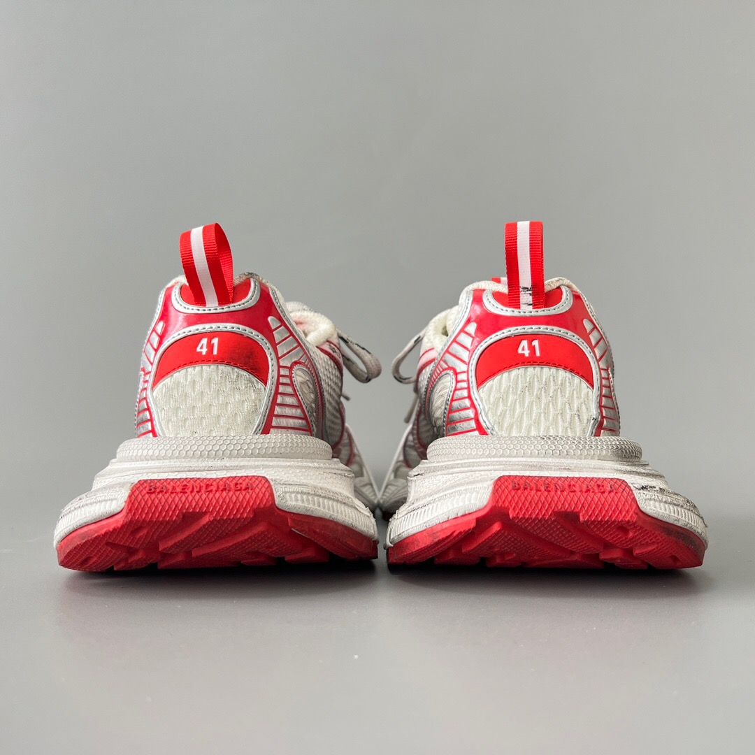 Balenciaga 3XL white red shoes