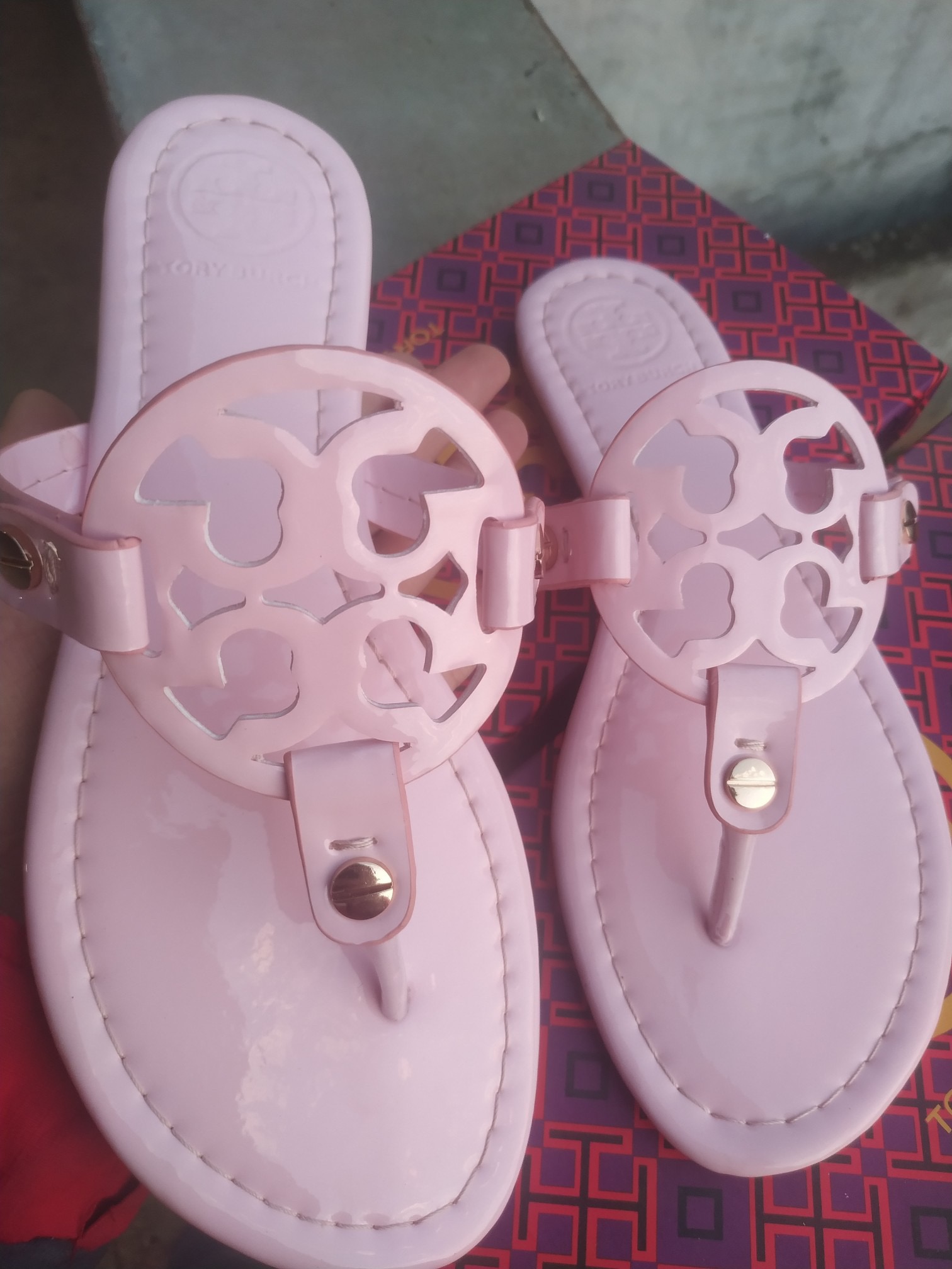 TORY BURCH pink sandals