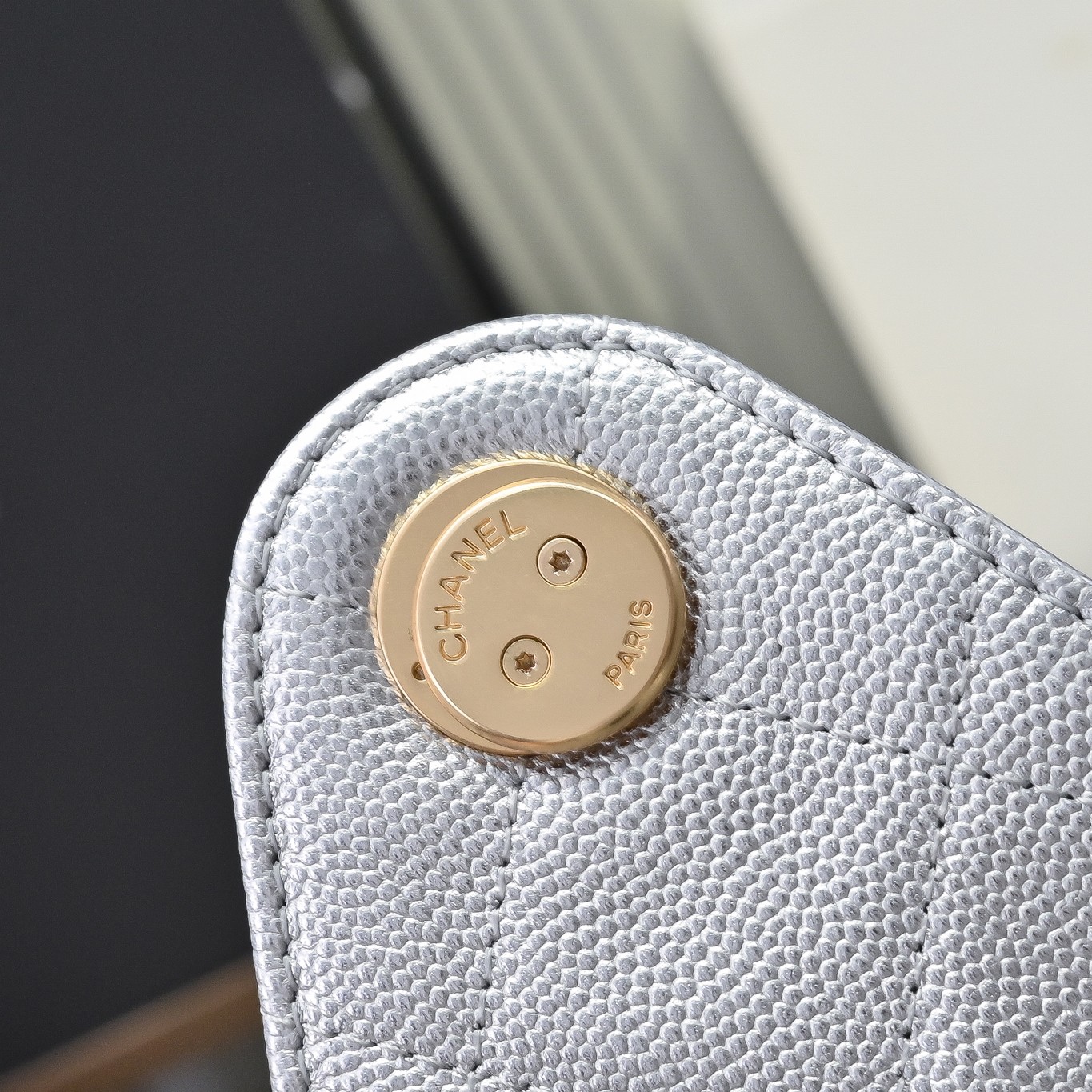 Channel silver bag 96123249 26x30x14cm