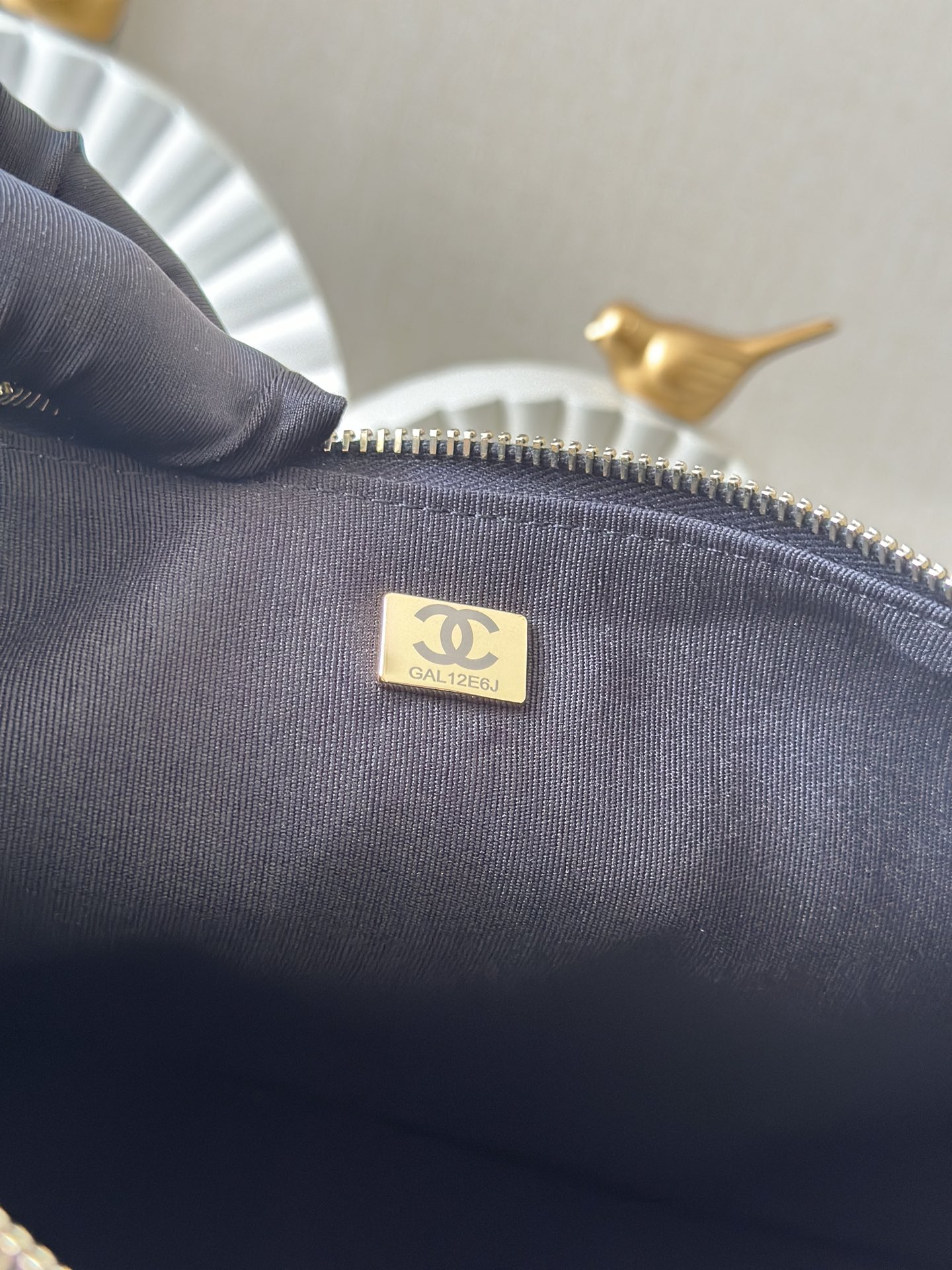 Channel black bag 92123246 27x35x18cm