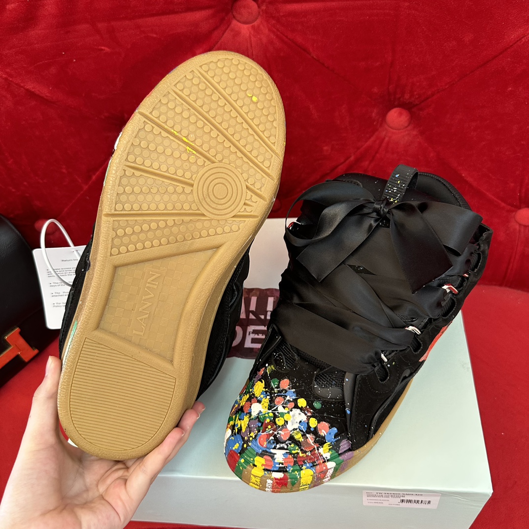 lanvin gallery department curb shoes