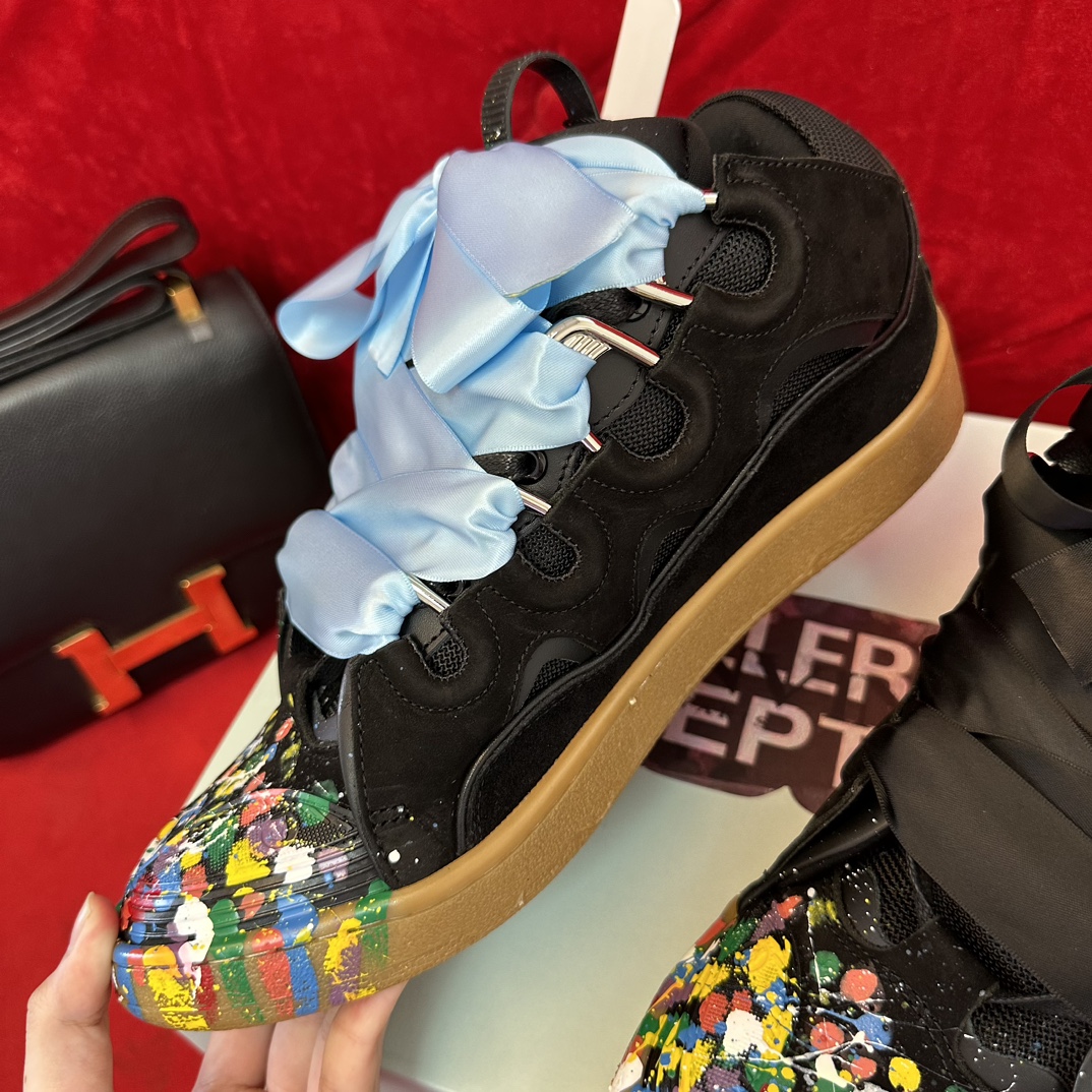 lanvin gallery department curb shoes