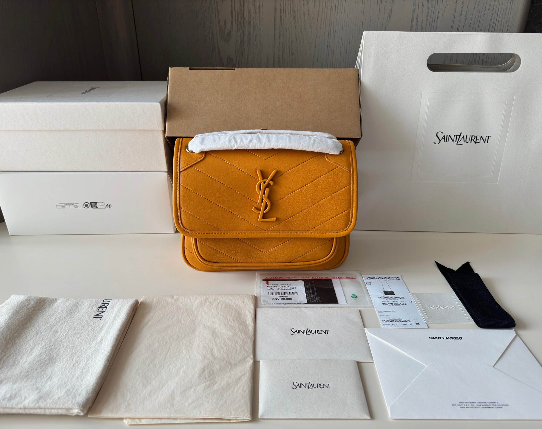 YSL brown bag -timstar