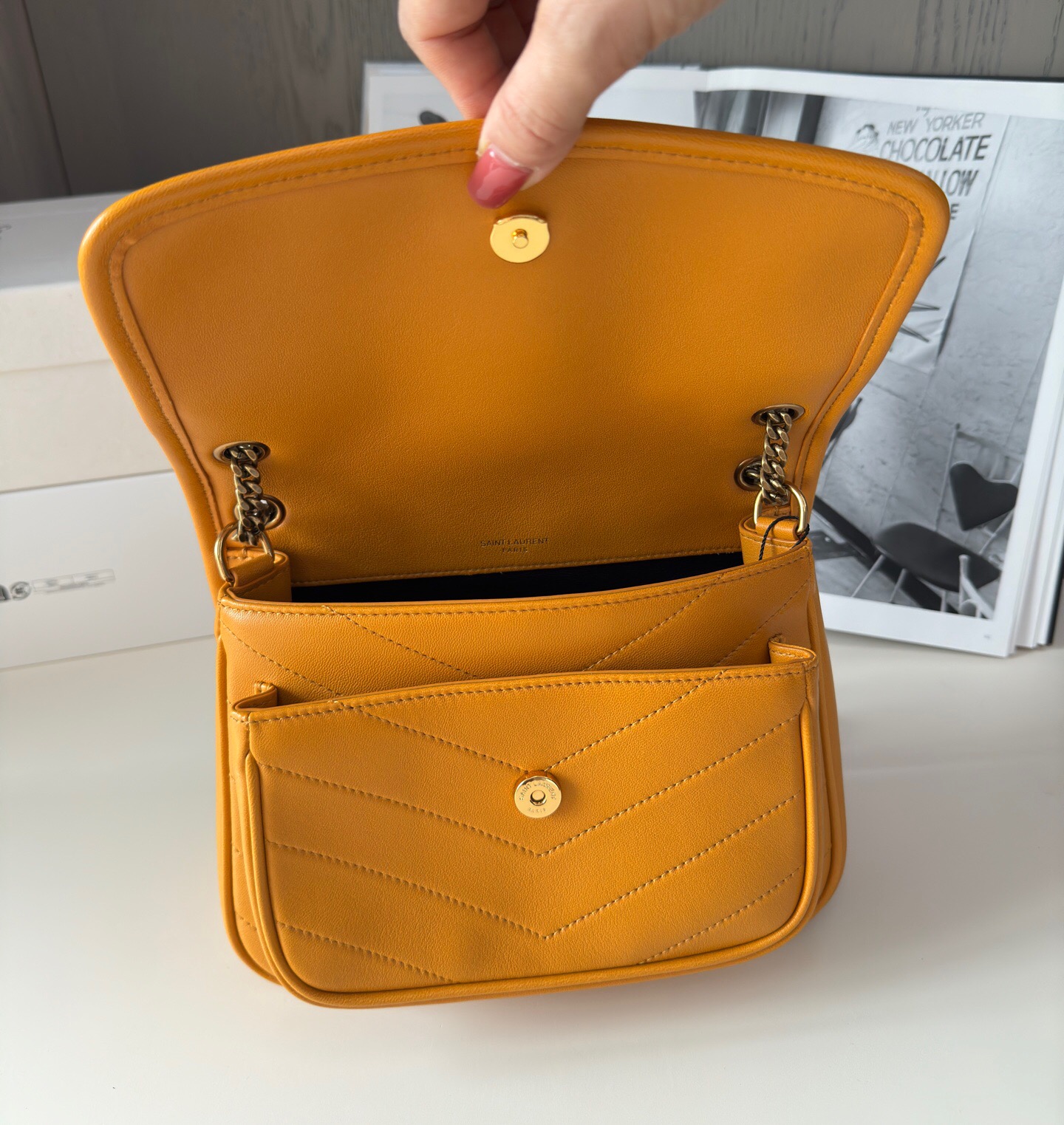 YSL brown bag -timstar