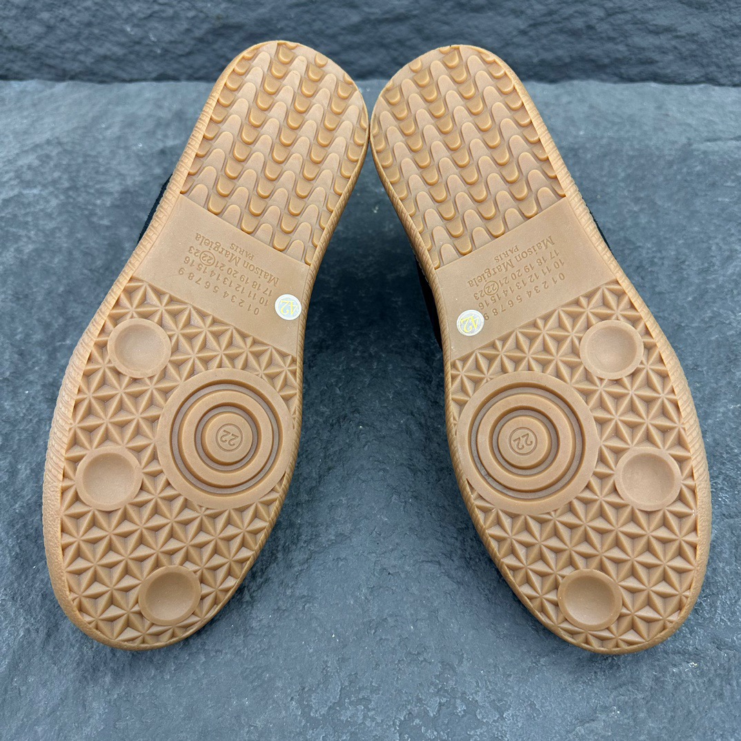 Maison Margiela Replica German Army Trainer (GATs) Black Gum S57WS0236P1895H6851