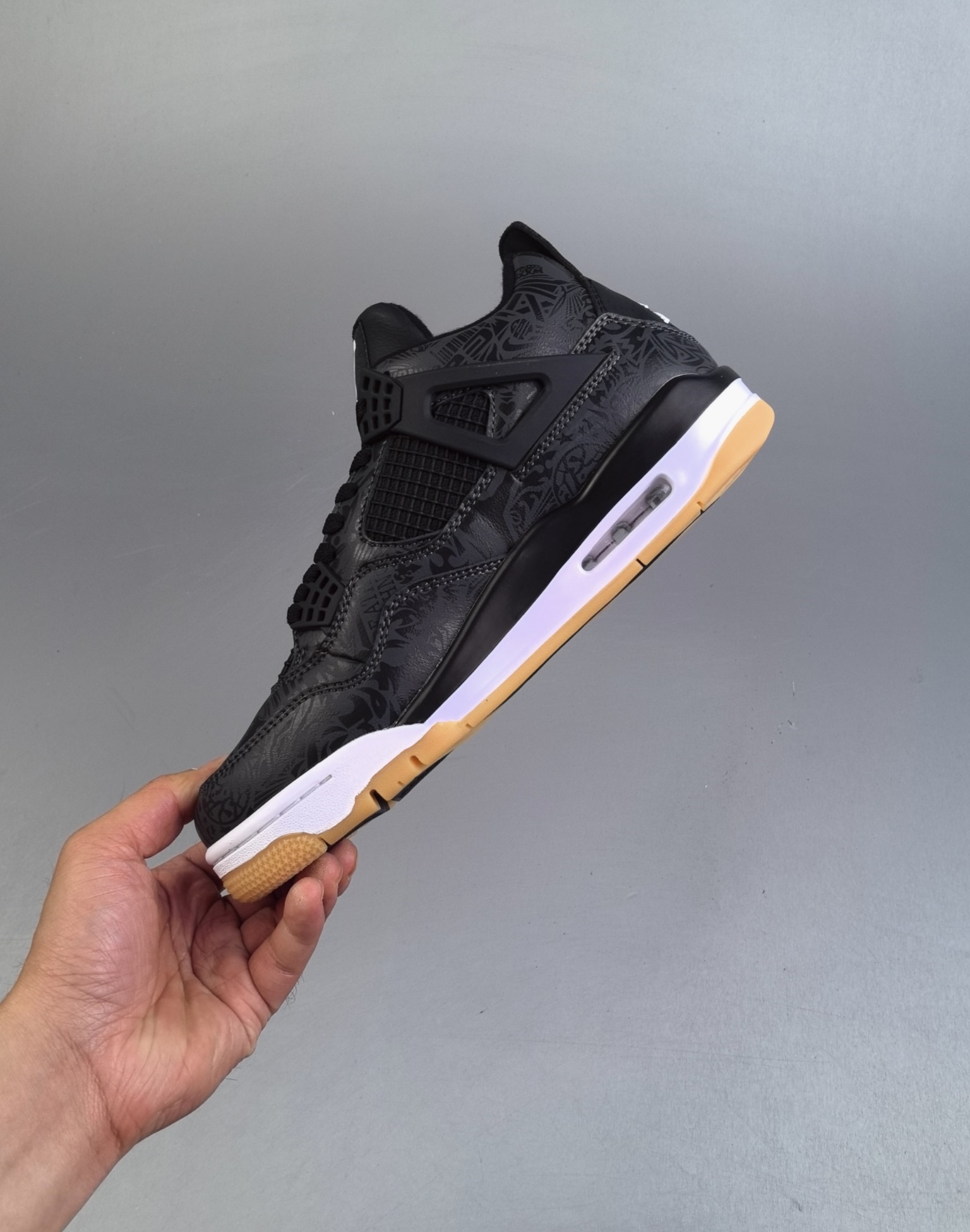 Air Jordan 4 Retro SE Laser "Black Gum" CI1184-001