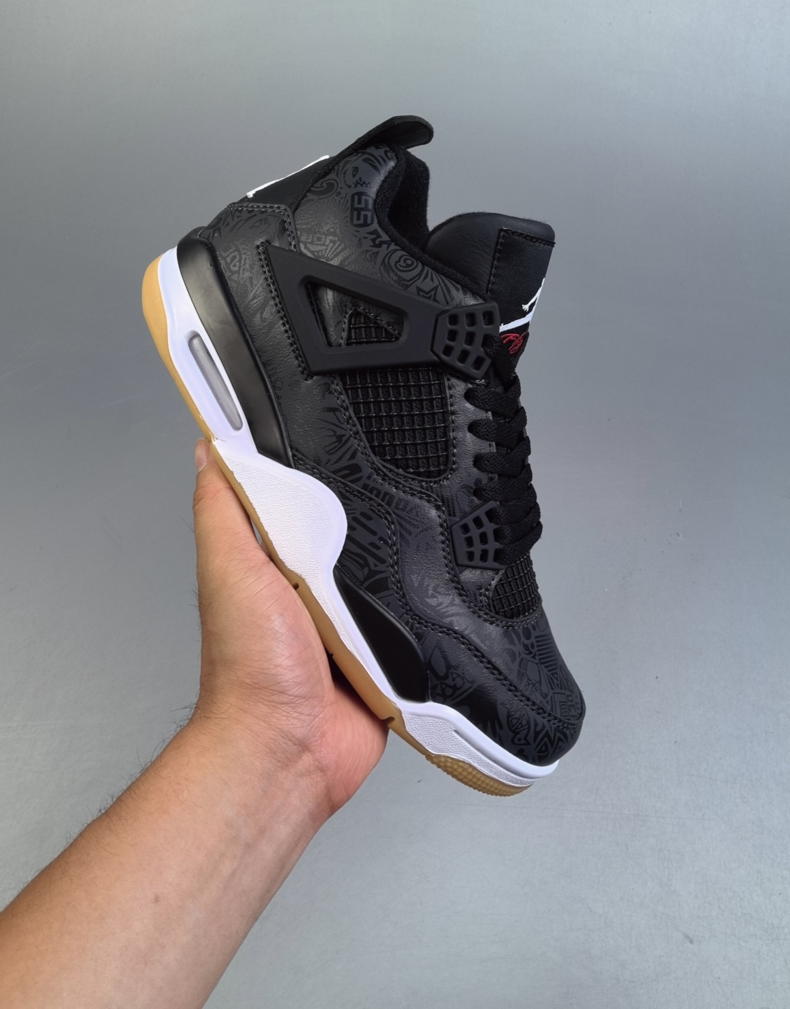 Air Jordan 4 Retro SE Laser "Black Gum" CI1184-001