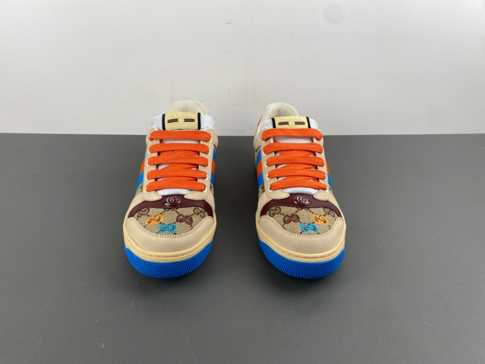 GUCCl Milk tea orange blue