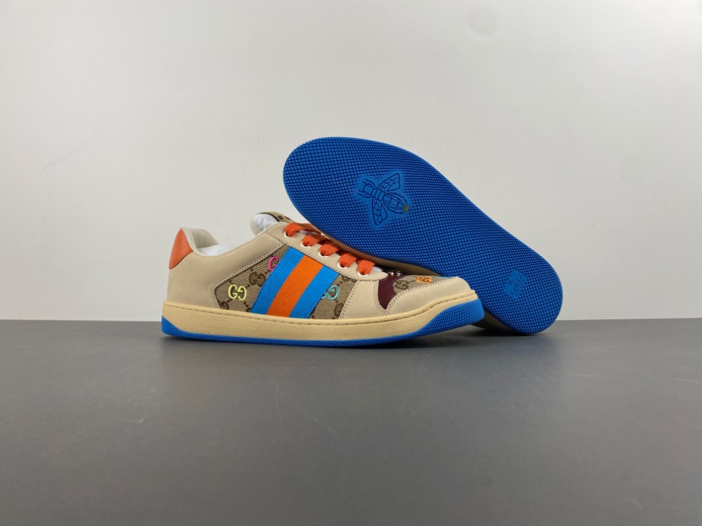 GUCCl Milk tea orange blue