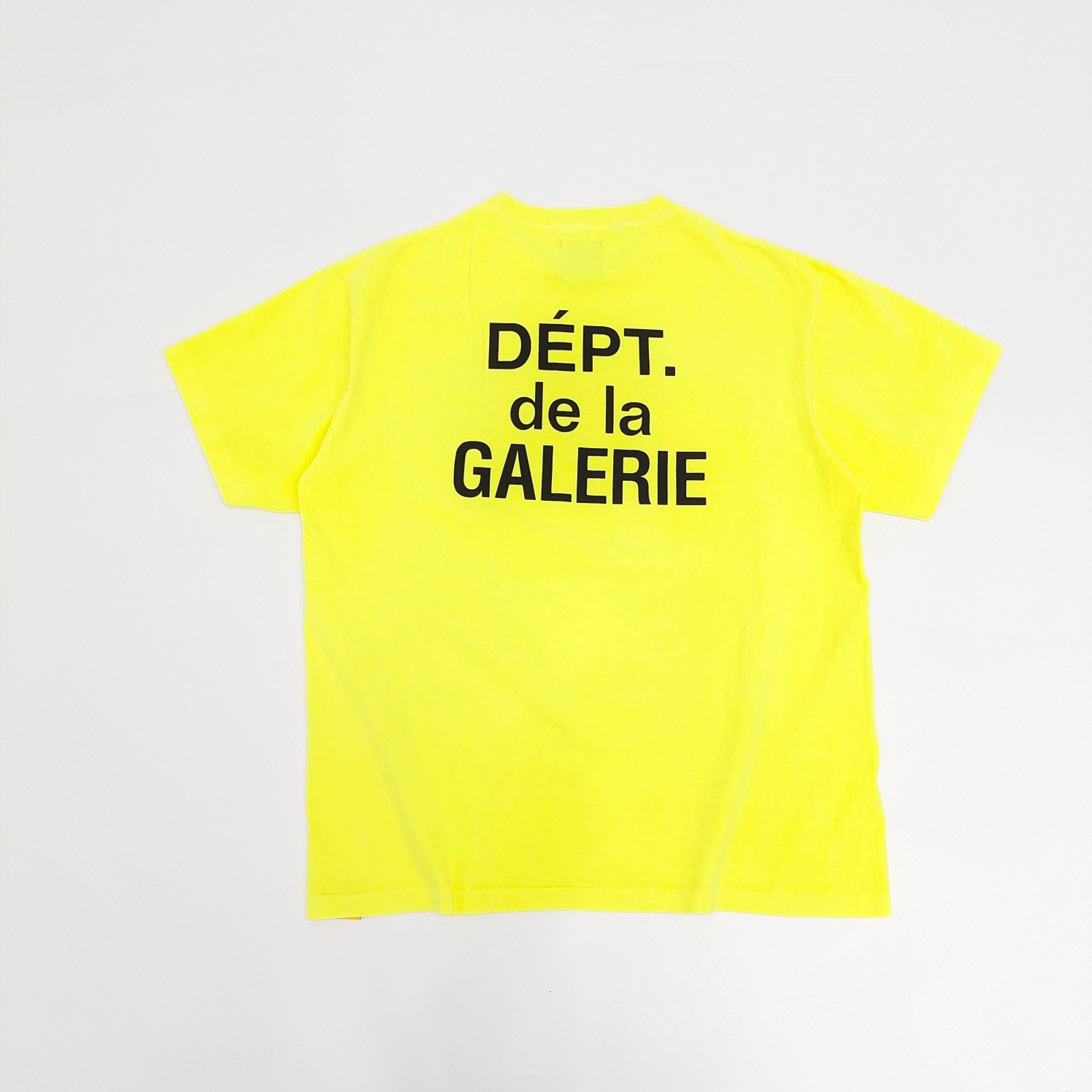 Gallery Dept Tee yellow shirt