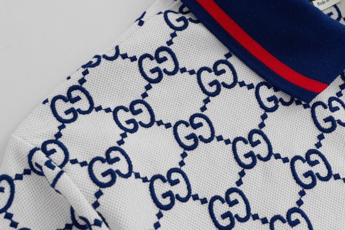 Gucci blue polo shirt