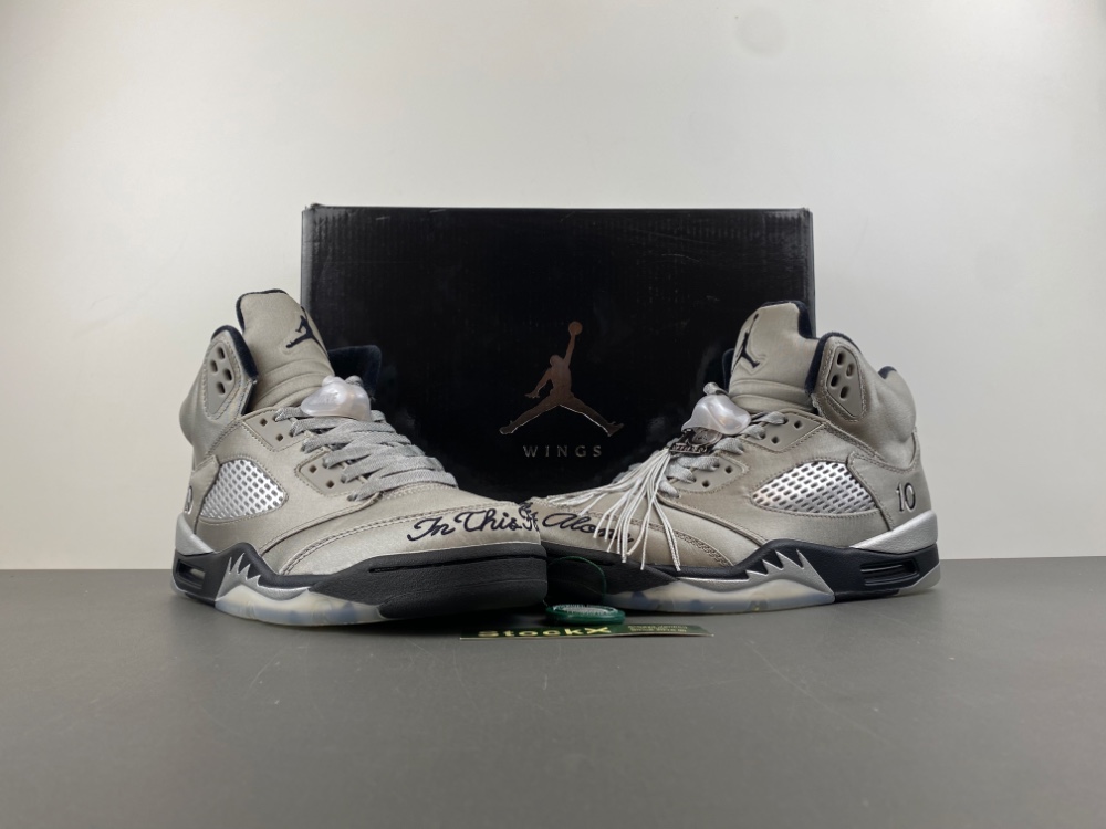 Air Jordan 5 “Wings” Silver Black IO2038-001