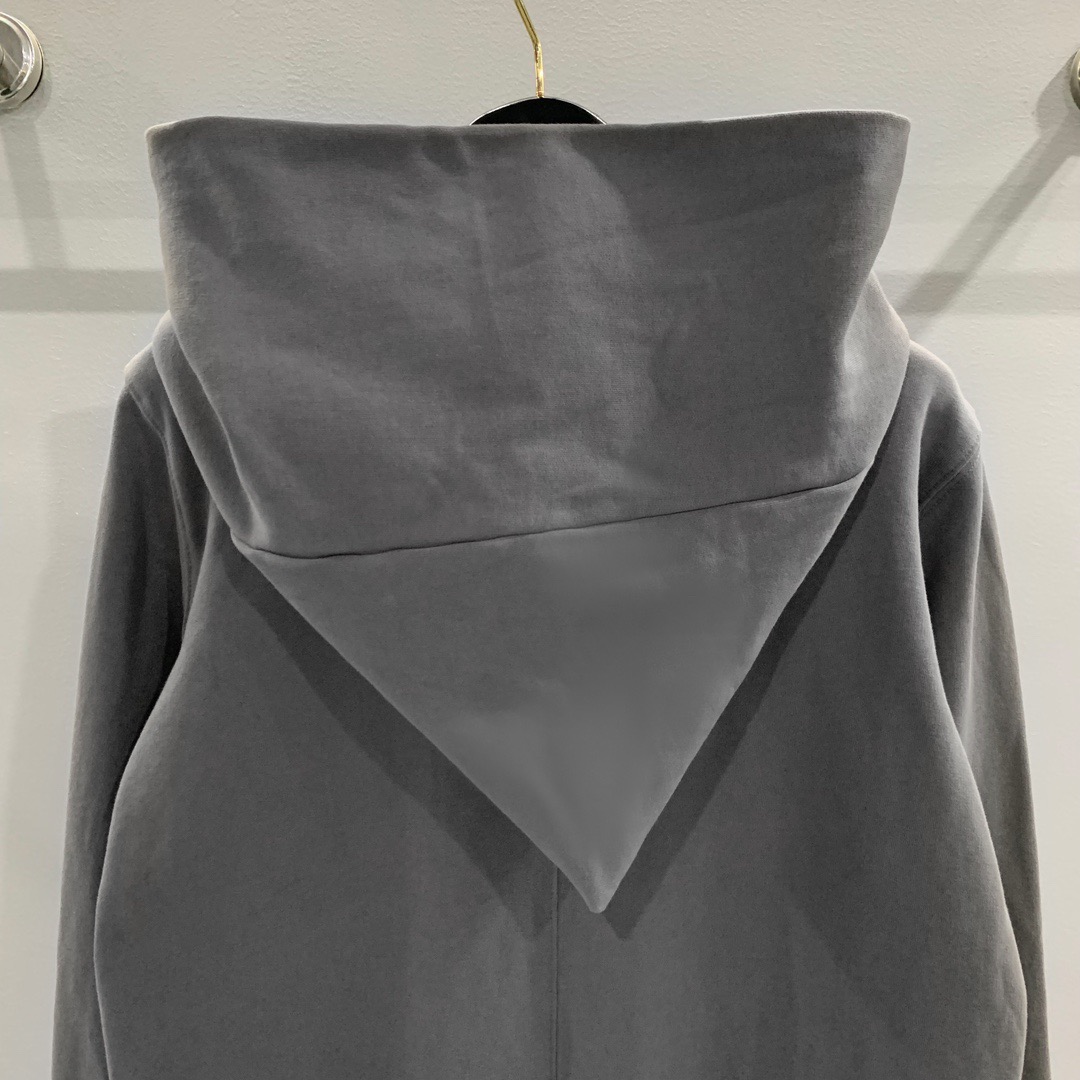 Rick Owens DRKSHDW Mountain Hoodie grey
