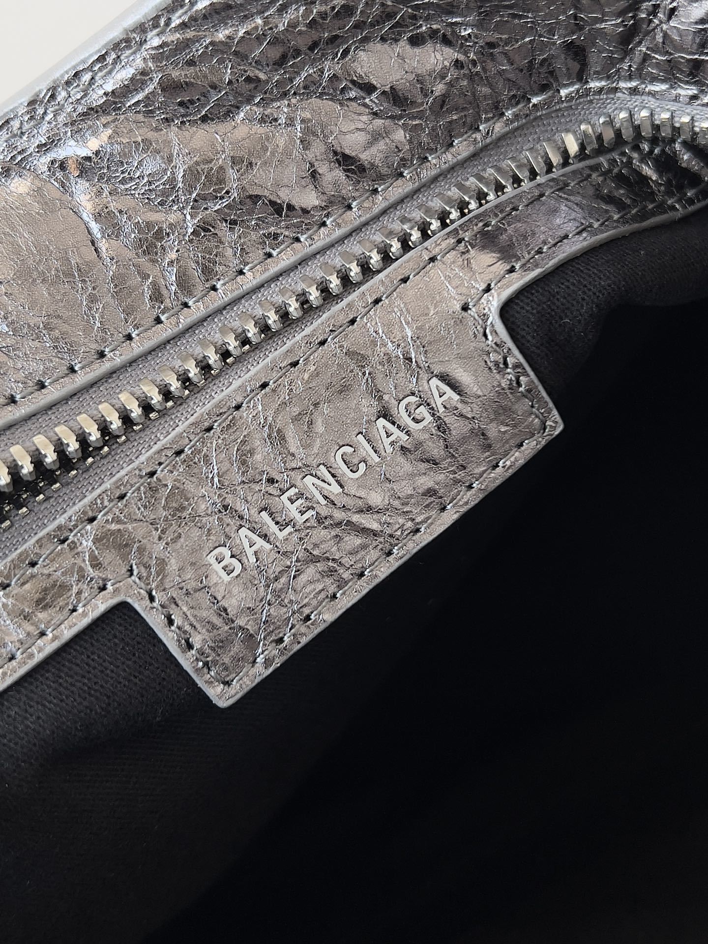 Balenciaga Neo cagole silver 26*13*18cm