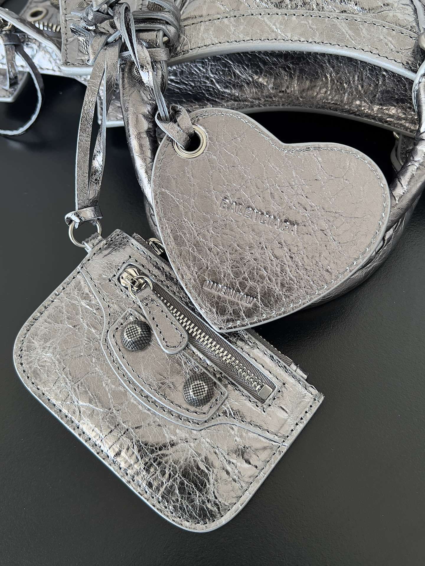 Balenciaga Neo cagole silver 26*13*18cm