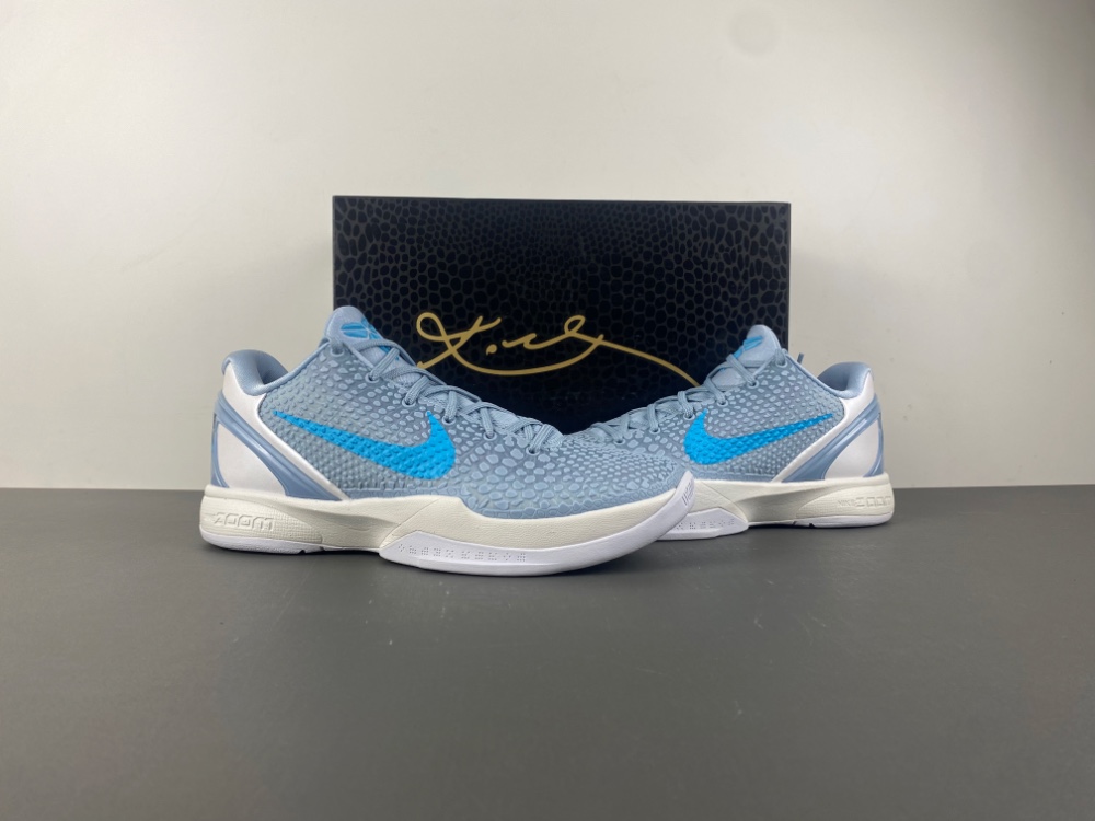 Nike Kobe 6 Protro “Light Armory Blue” PE (Caitlin Clark)IO3672-400