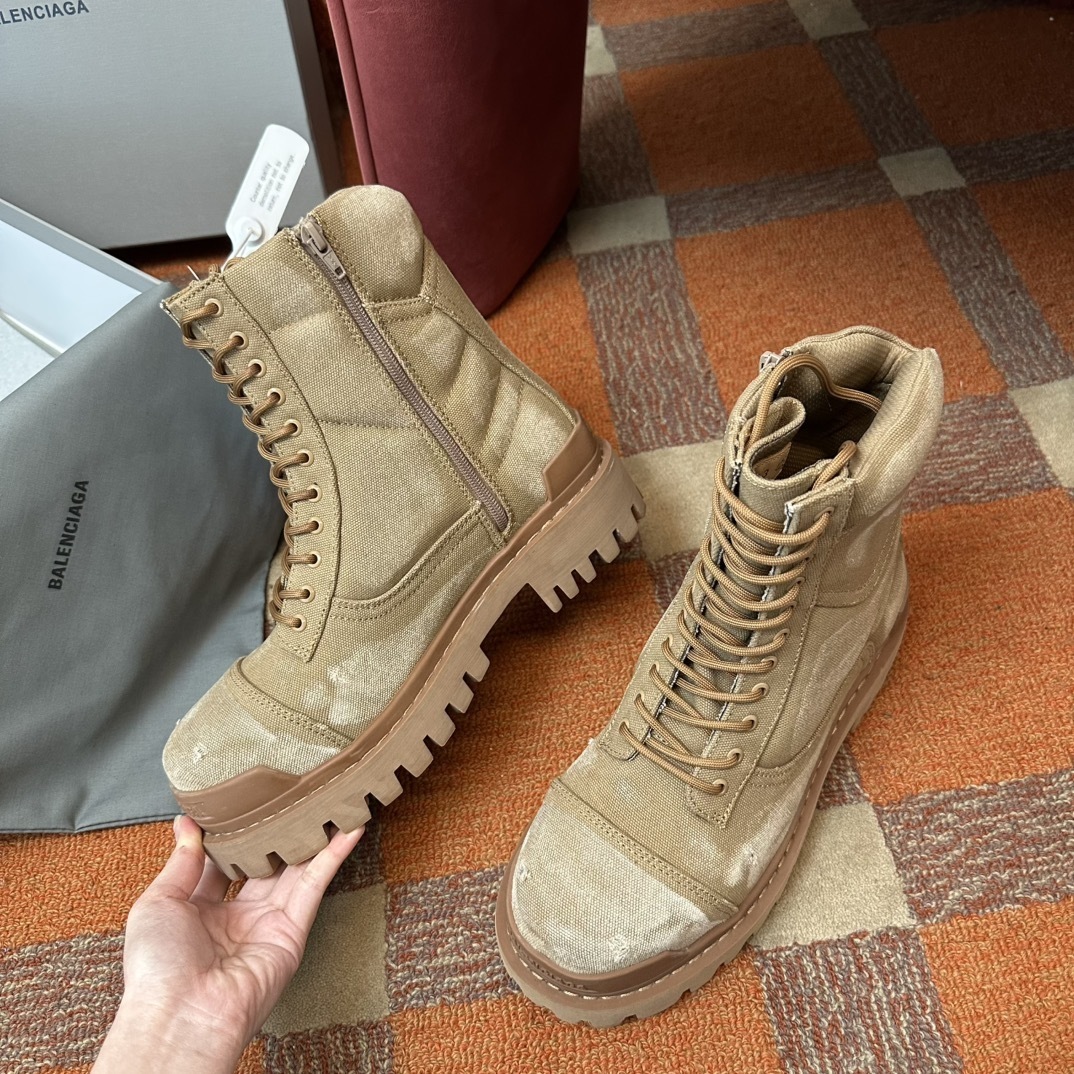 Balenciaga brown boots